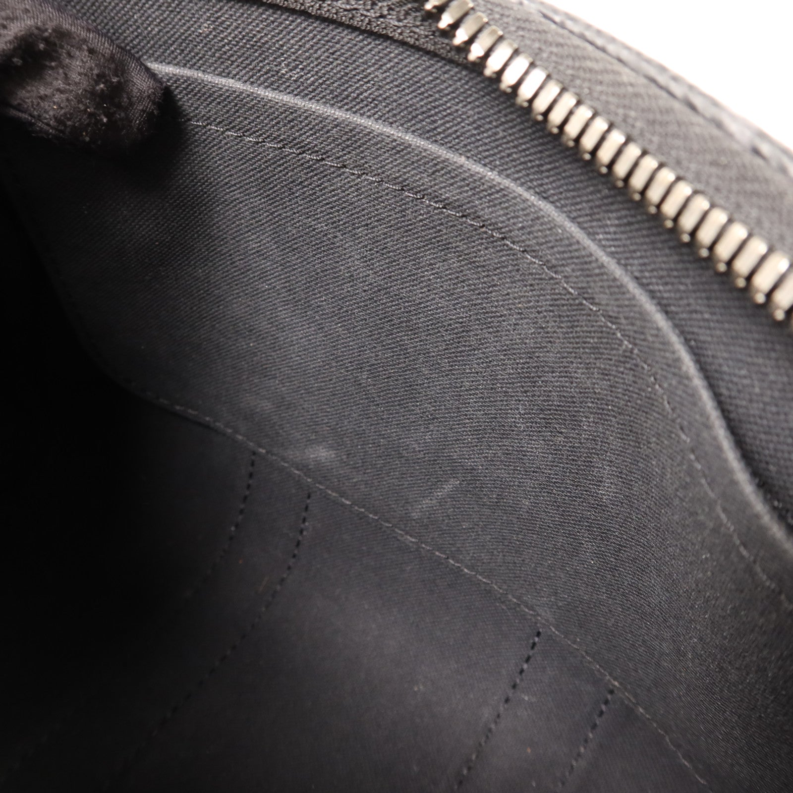 LOUIS VUITTON Monogram Eclipse Keepall Bandouliere 25銀扣手挽肩背兩用袋