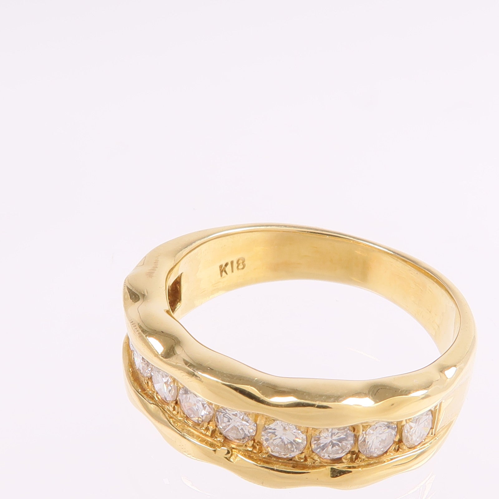 JEWELRY 18K黃金Diamond Ring鑽石戒指US#6.25