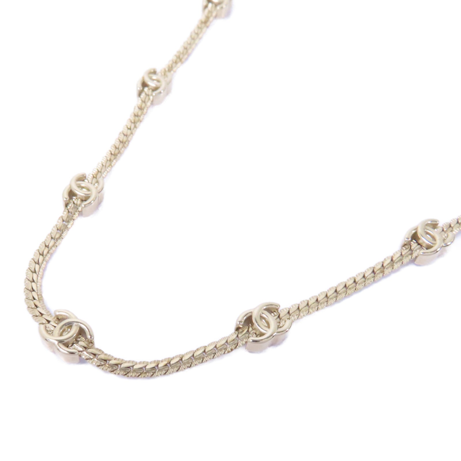 CHANEL 金屬Necklace項鍊金色