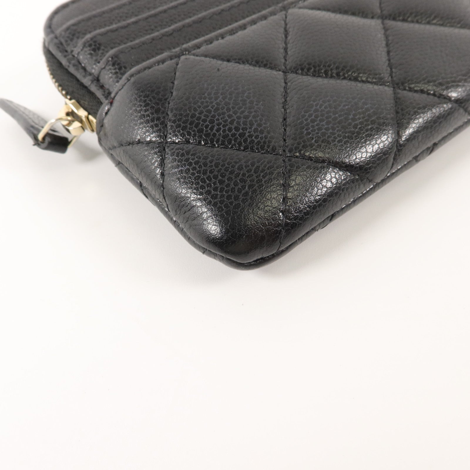 CHANEL 牛皮皮革Classic Zipped Card Case卡片套