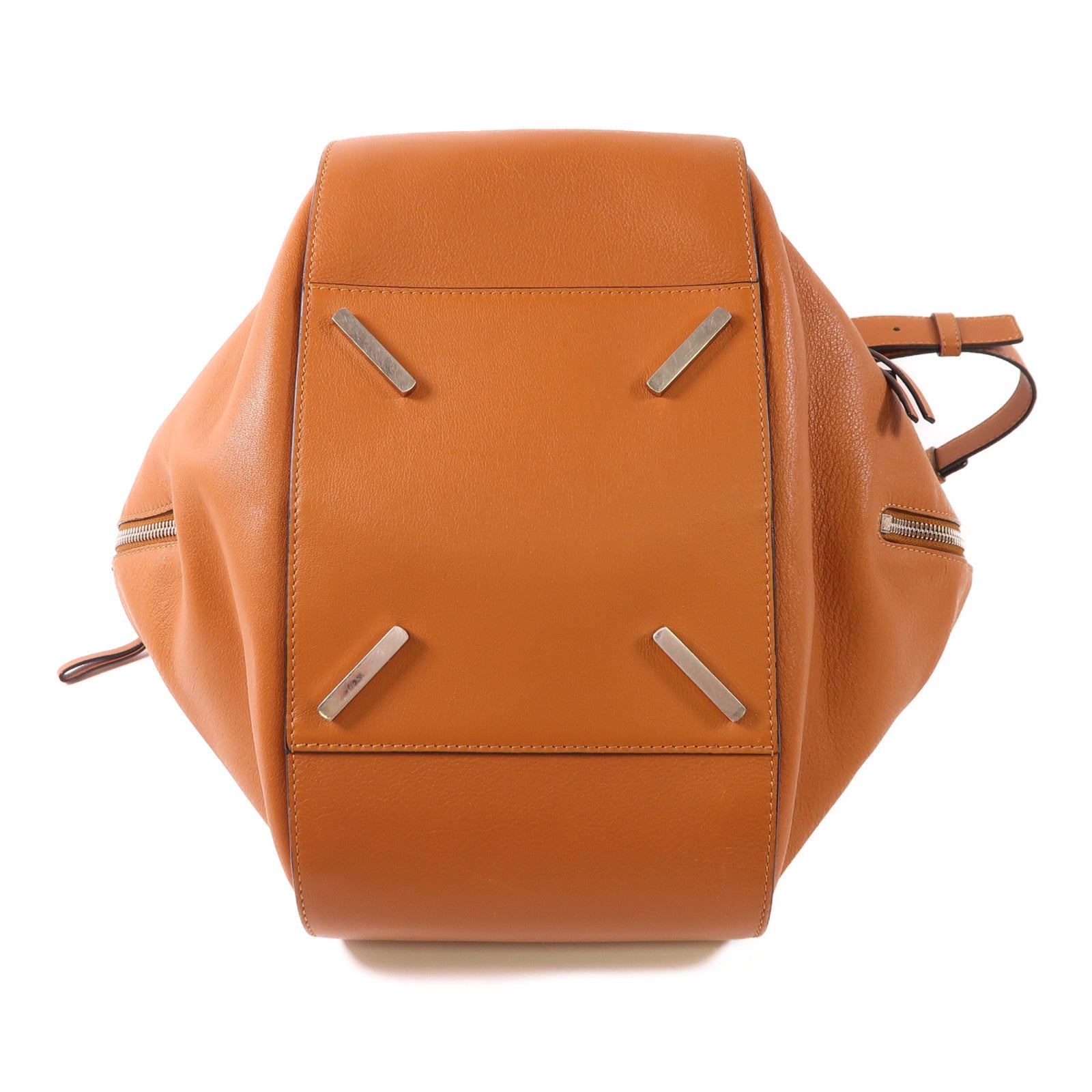 LOEWE 牛皮皮革Hammock銀扣手挽肩背兩用袋