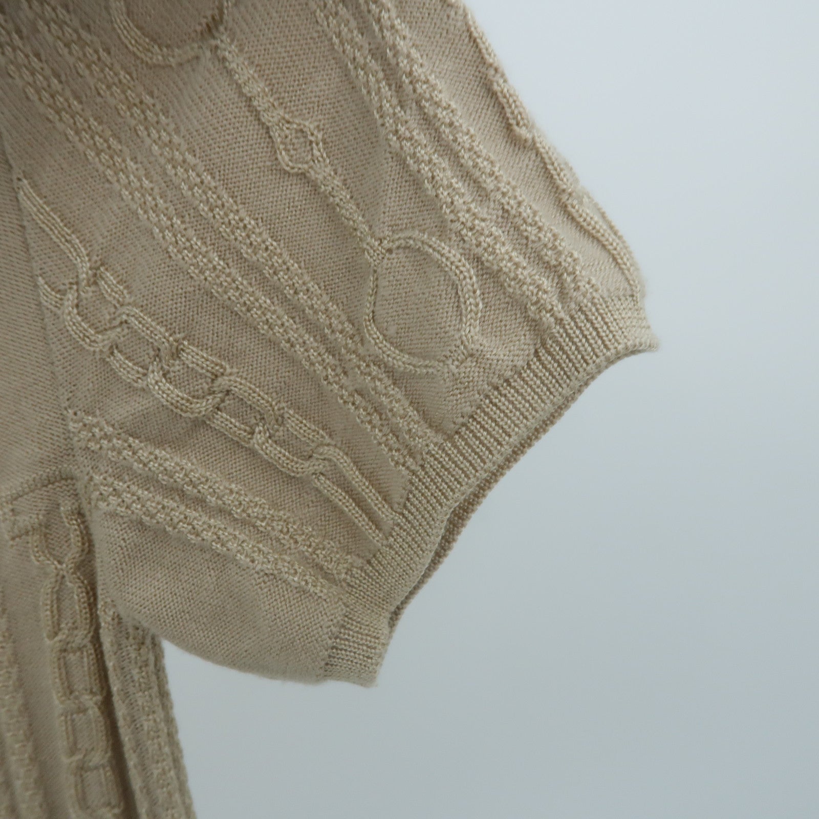 HERMES Viskose/Wool Effet Kaleidoscope Short Knitwear針織