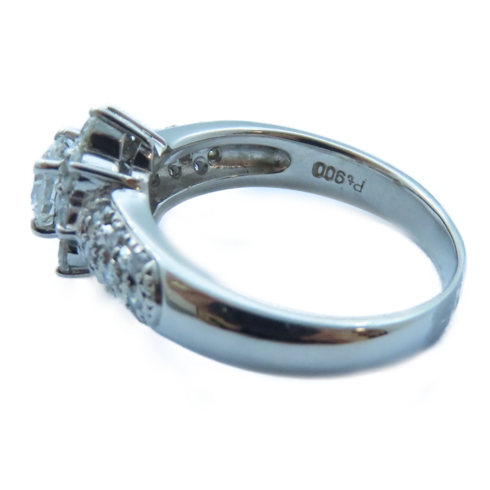 JEWELRY 【激減優惠】PT900白金Diamond Ring 0.672ct/0.72ct鑽石戒指US#7.25
