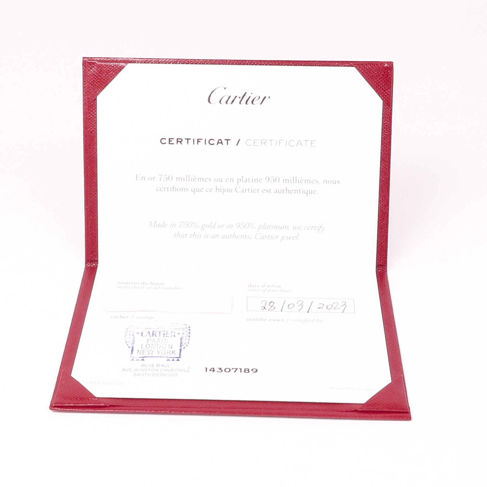 CARTIER 18K玫瑰金Juste Un Clou Bracelet鑽石手鐲Cartier#17