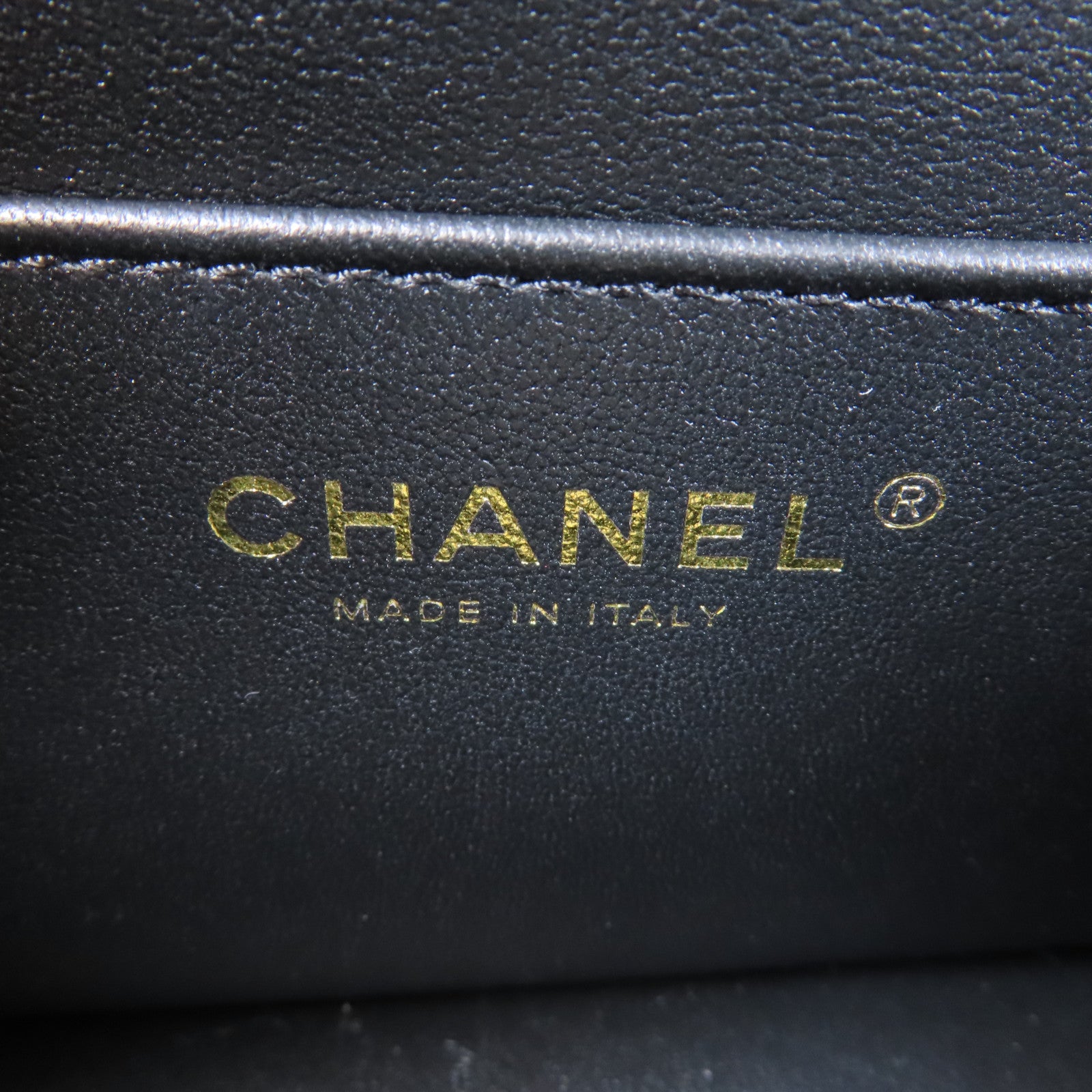 CHANEL 【激減優惠】菱格羊皮皮革Top Handle Flap金扣鏈帶手挽肩背兩用袋黑色