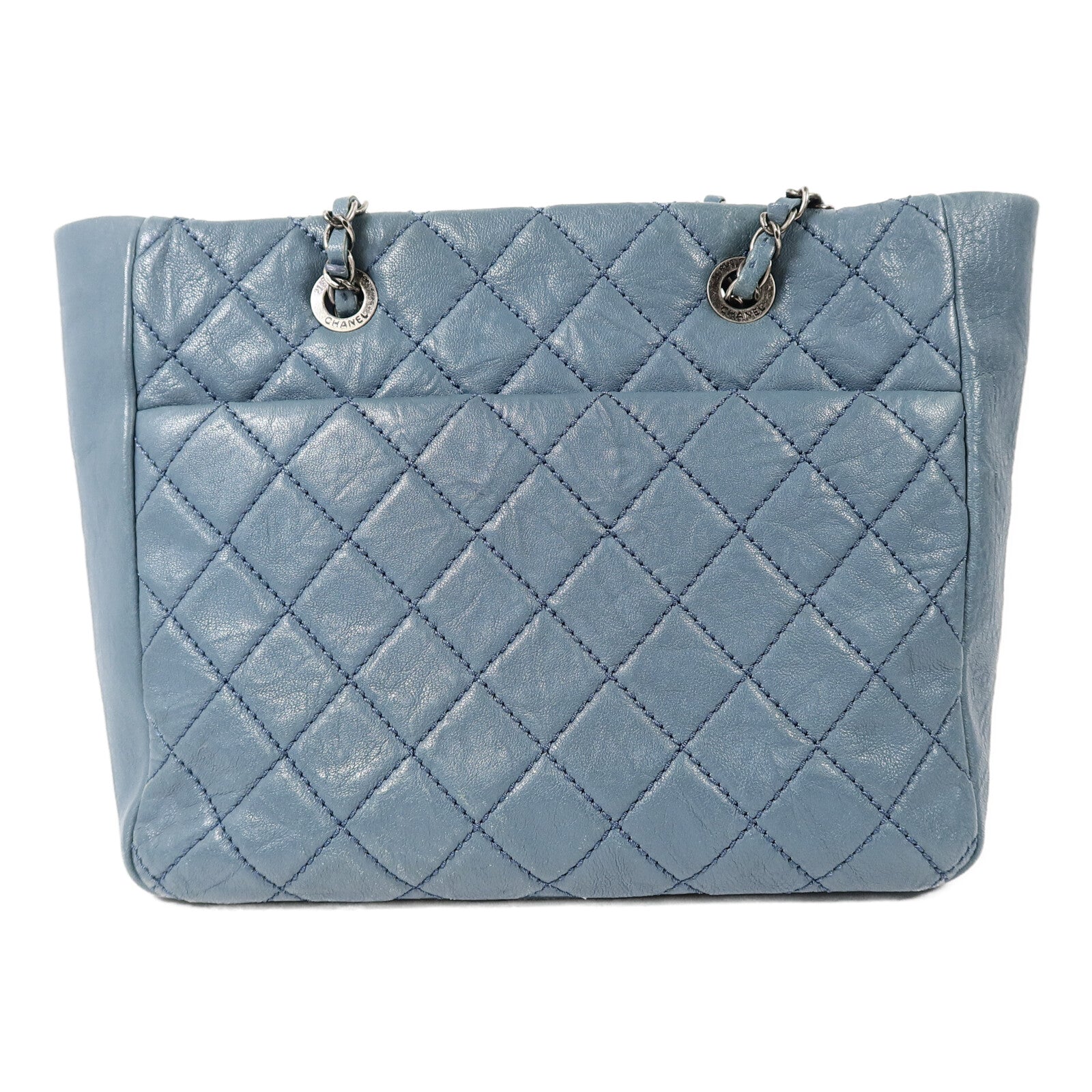 CHANEL 牛皮皮革Shoulder Bag鏈帶肩背袋