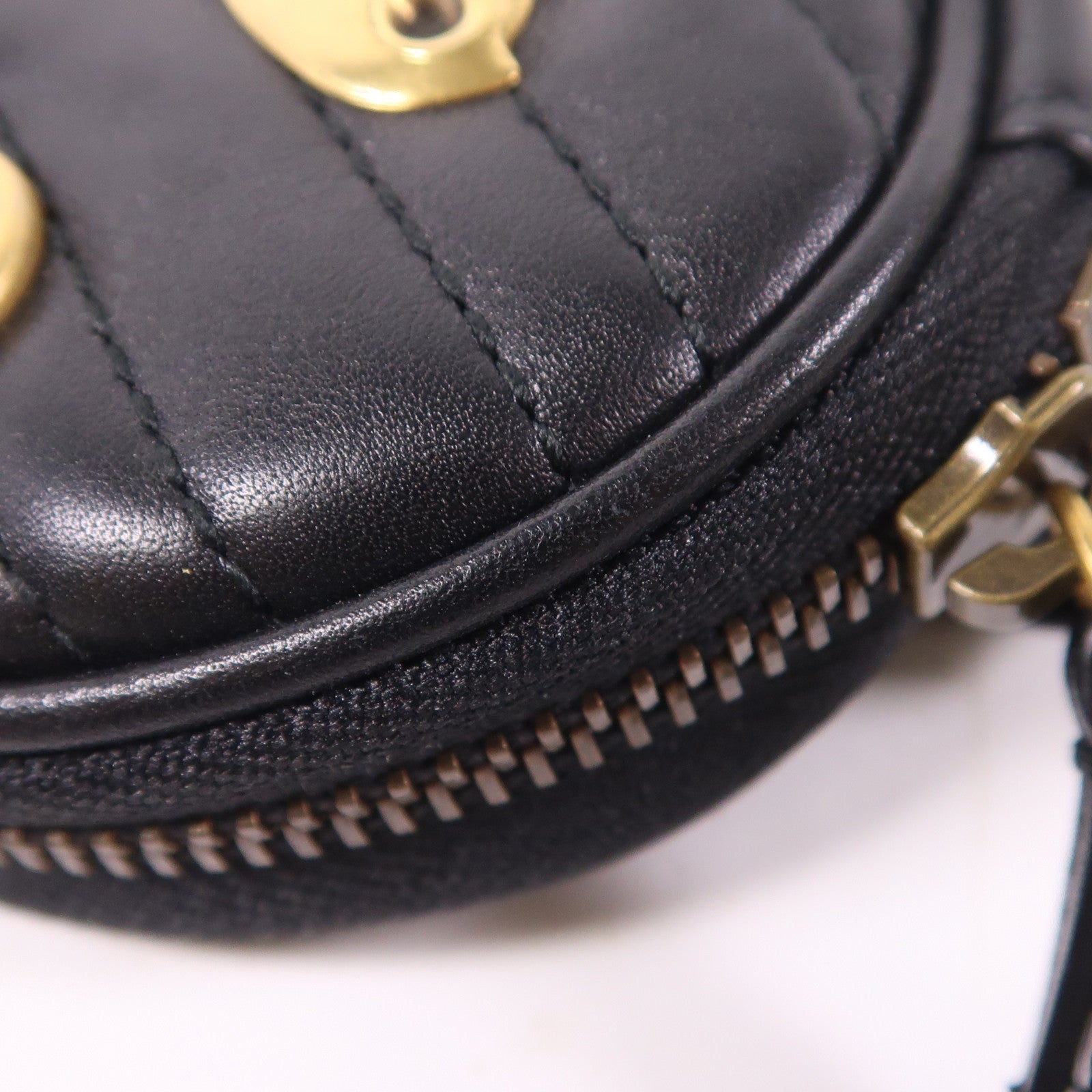 GUCCI 羊皮皮革Coin Case金扣零錢包