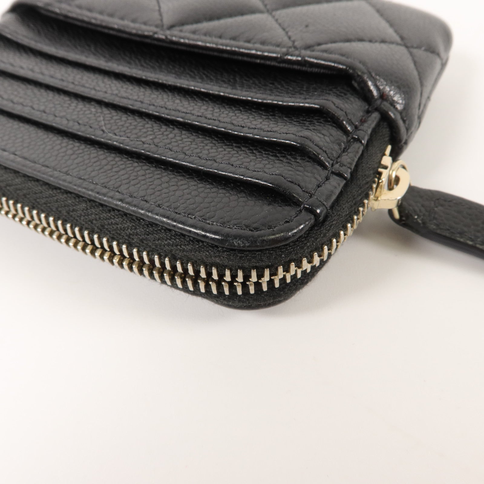 CHANEL 牛皮皮革Classic Zipped Card Case卡片套