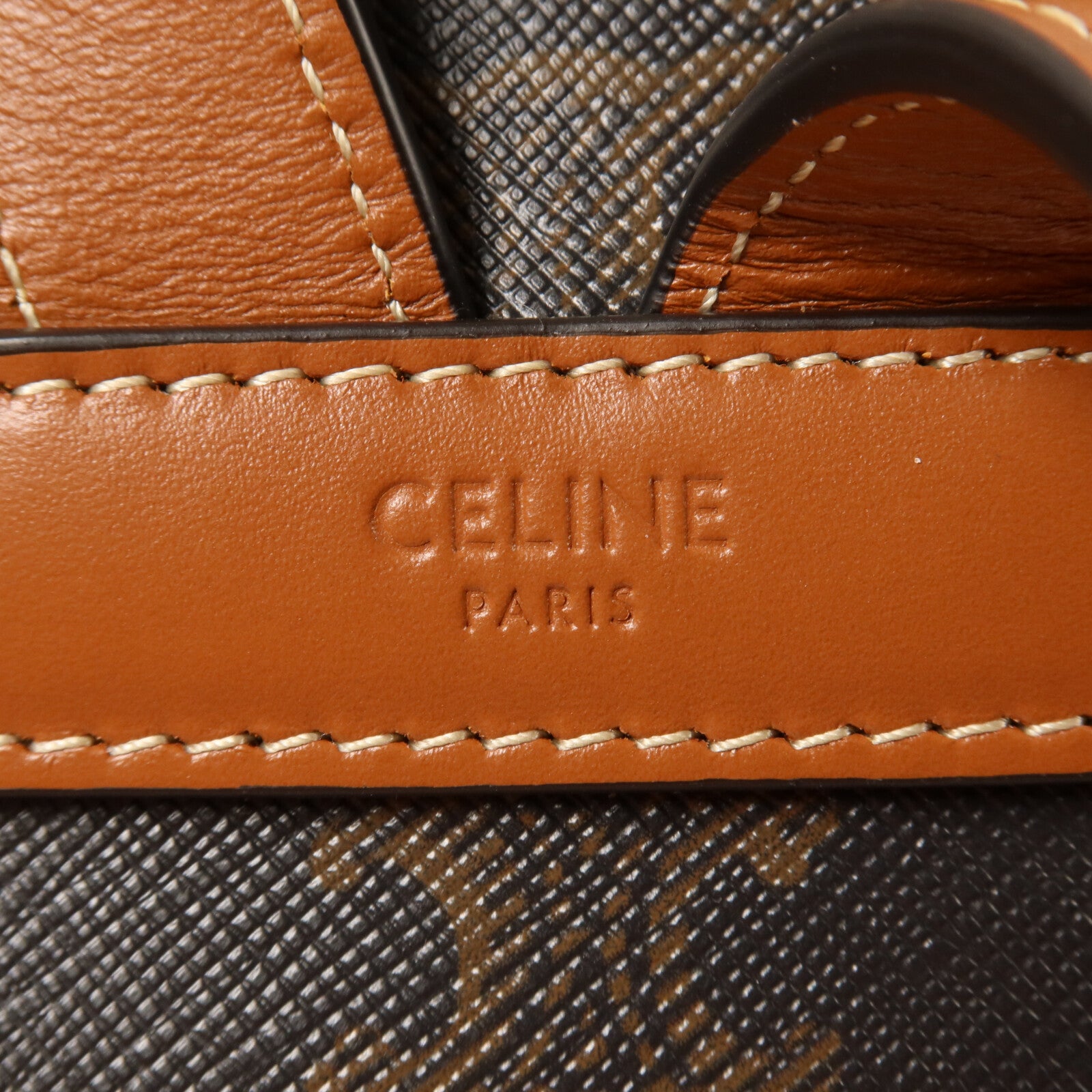 CELINE 塗層帆布Mini Backpack Folco背包