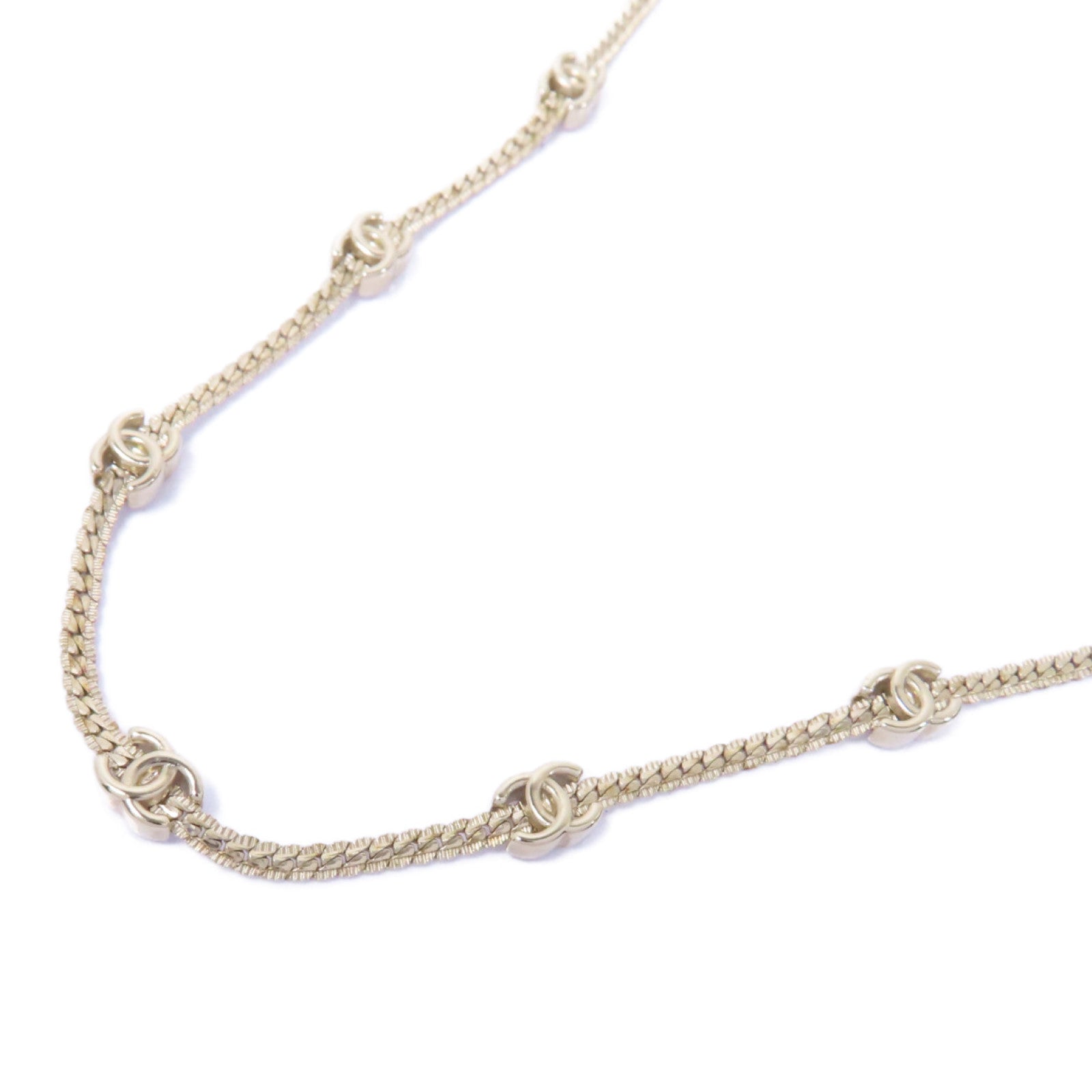 CHANEL 金屬Necklace項鍊金色