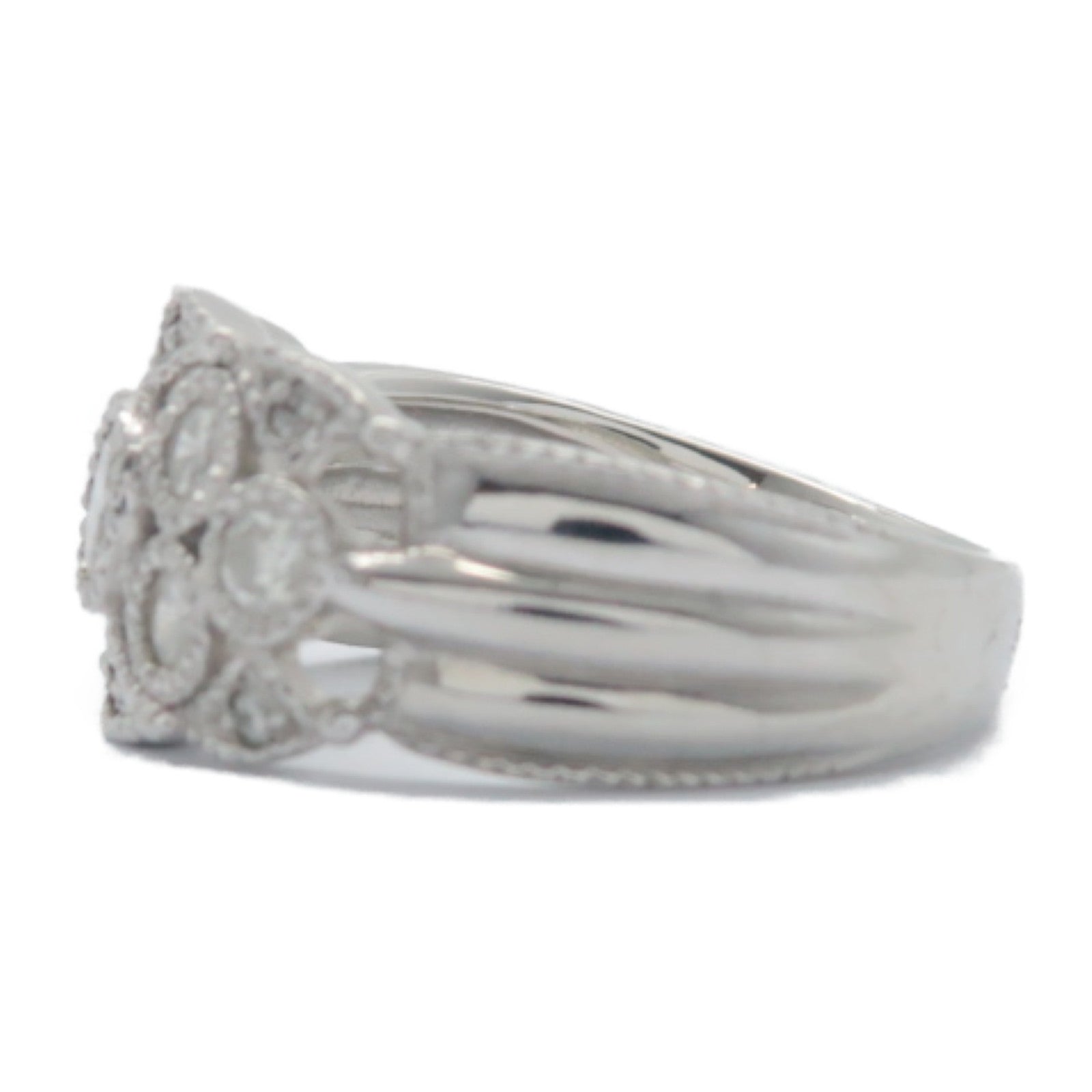 JEWELRY **【激減優惠】PT900鉑金Diamond Ring 0.45ct鑽石戒指US#6.5