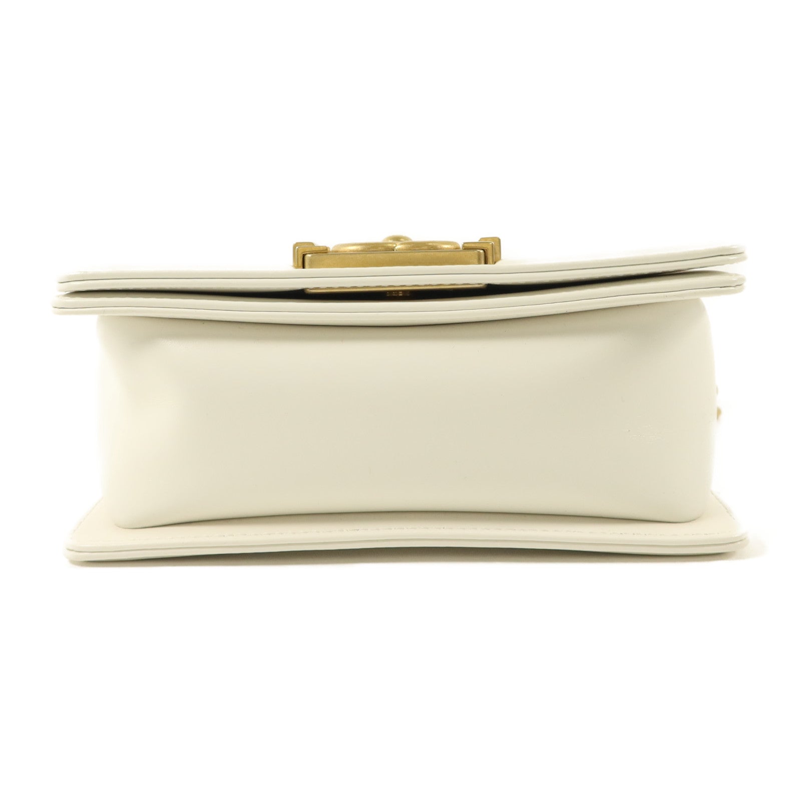 CHANEL 牛皮皮革Mini Boy鏈帶肩背袋