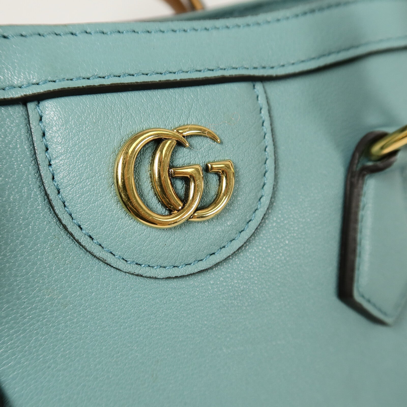 GUCCI 牛皮皮革Mini Diana手挽肩背兩用袋