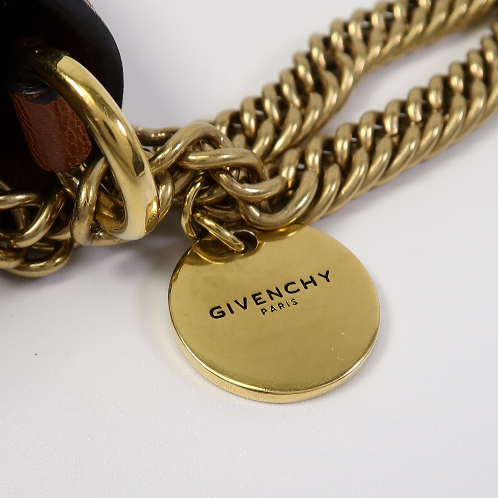 GIVENCHY 山羊皮皮革GV3 Crossbody Small手挽肩背兩用袋