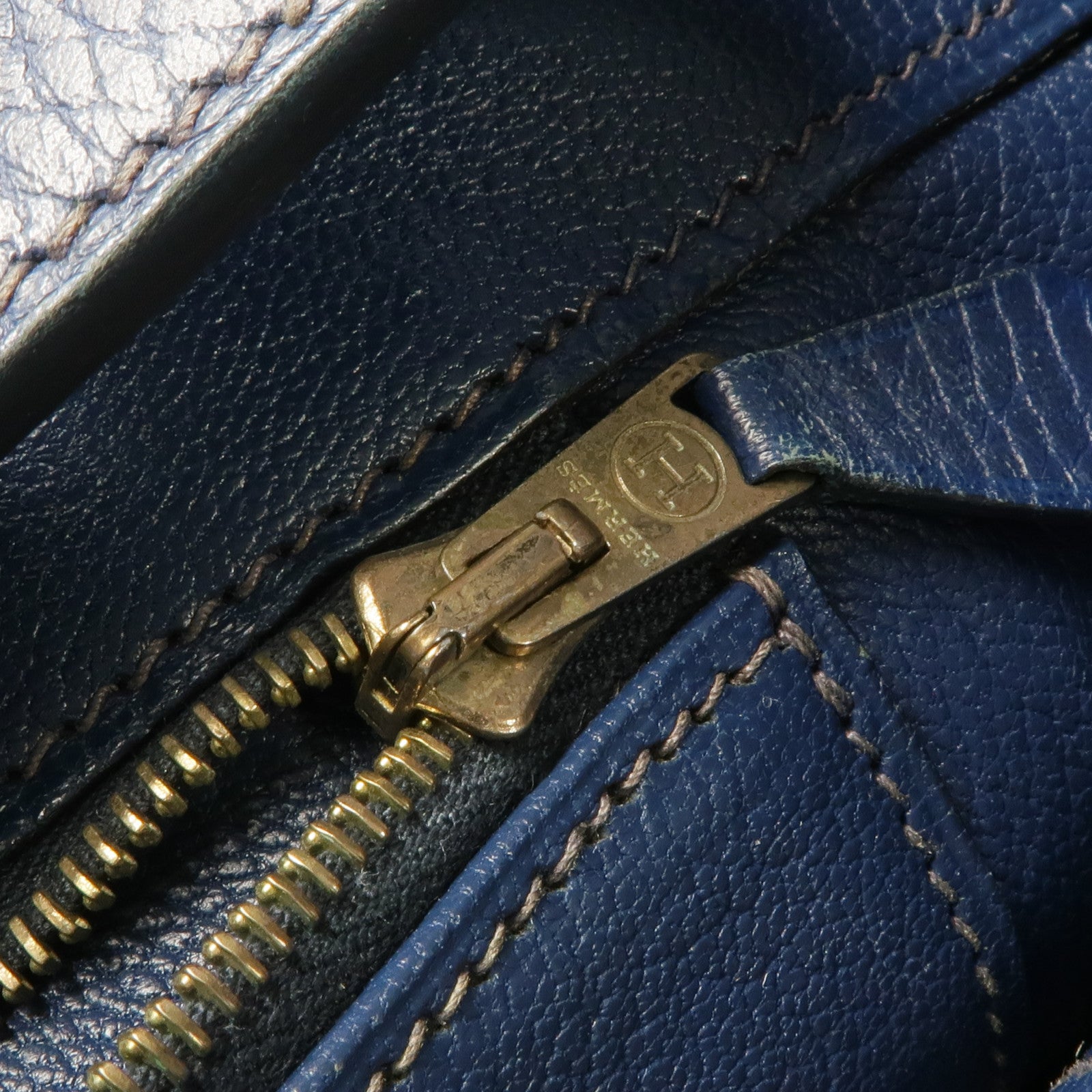 HERMES Ardennes皮革Birkin 35金扣手挽袋