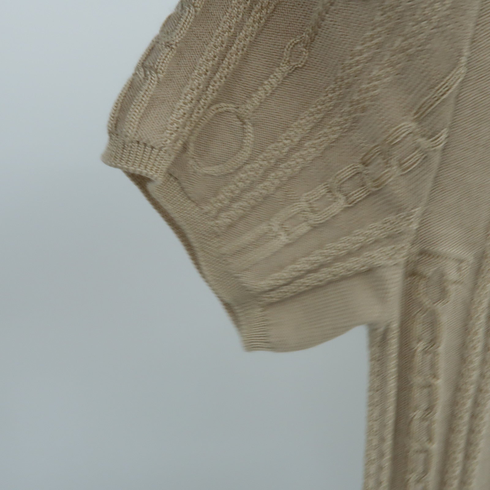 HERMES Viskose/Wool Effet Kaleidoscope Short Knitwear針織