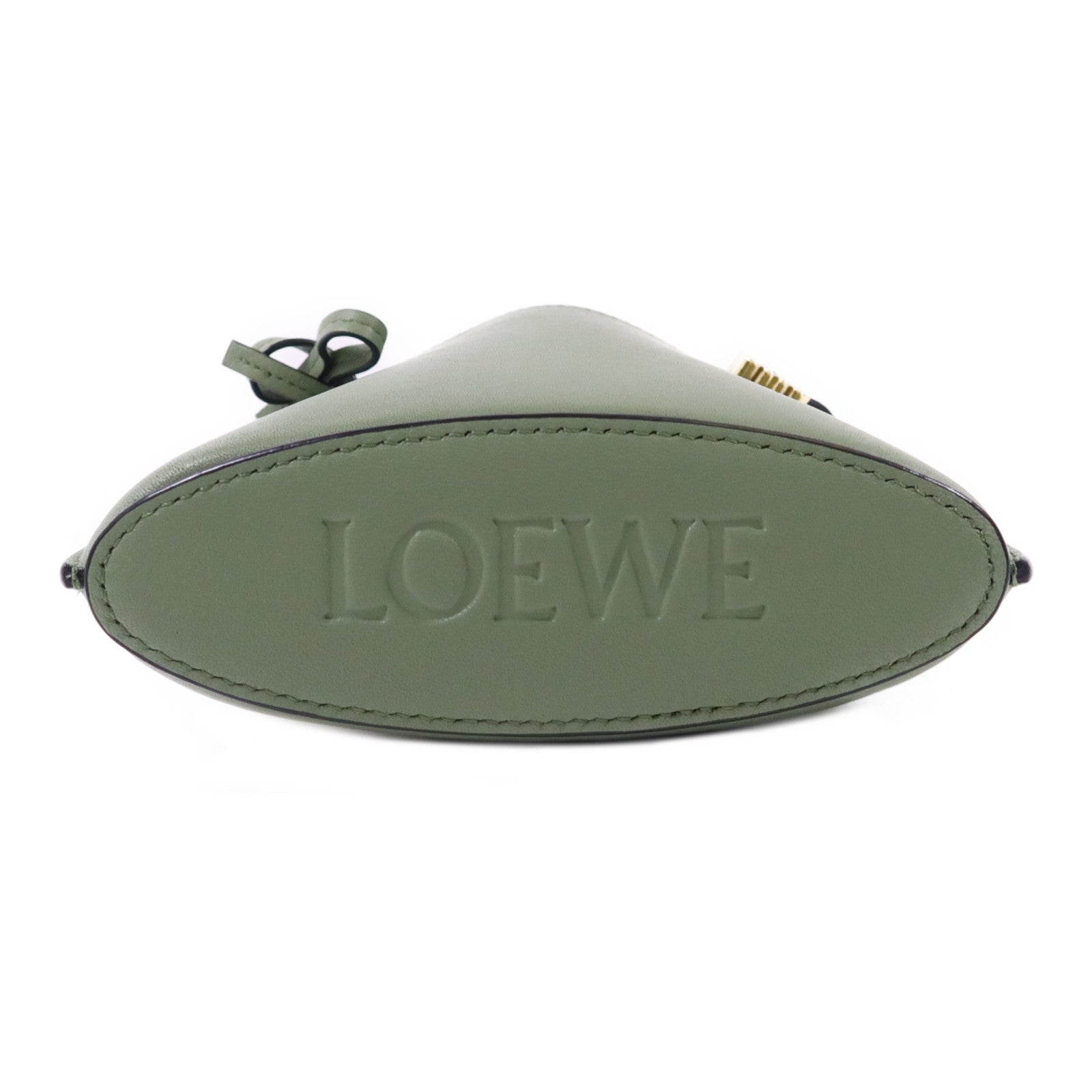 LOEWE 牛皮皮革Dice Pocket In Classic金扣肩背袋