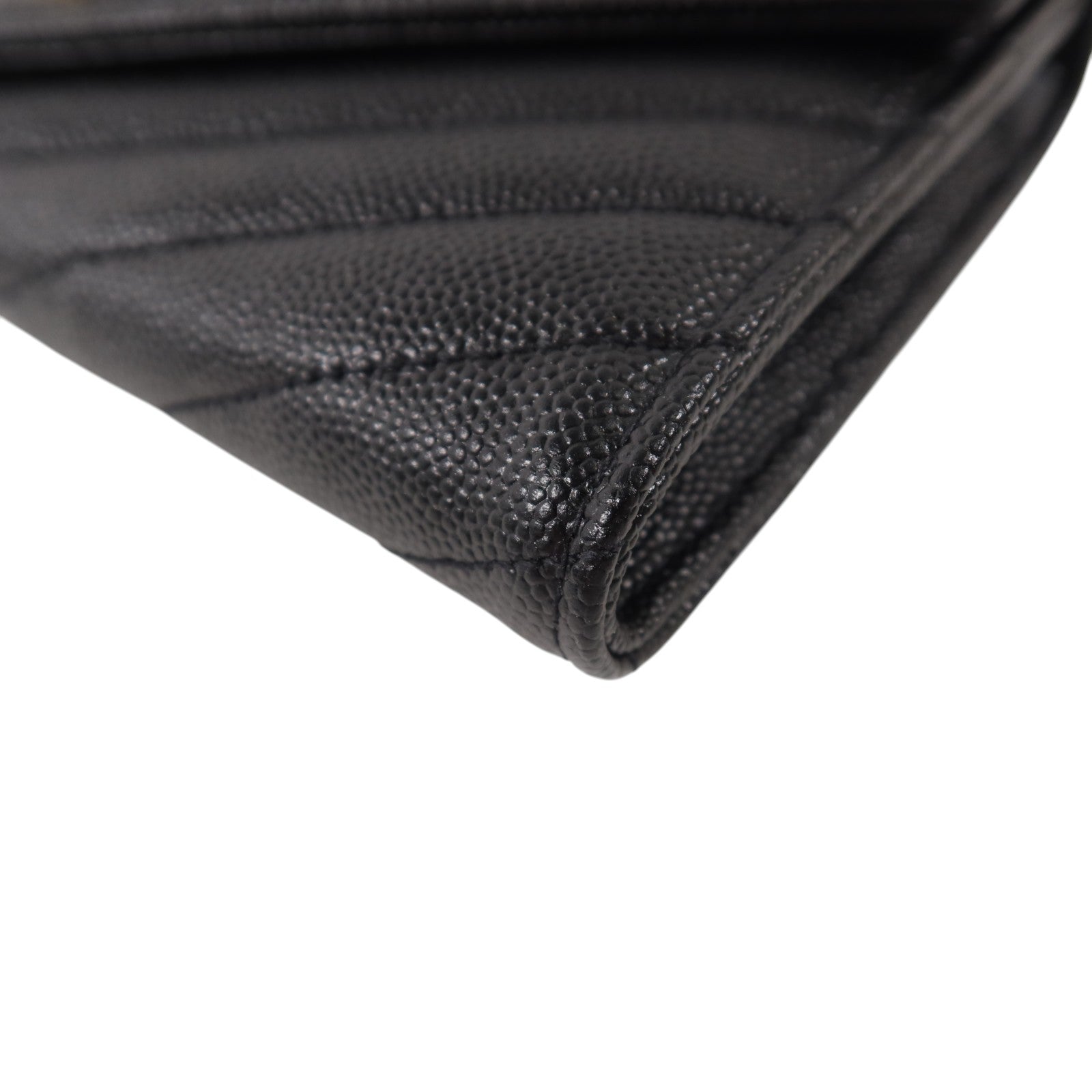 SAINT LAURENT 牛皮皮革Cassandre Matelasse Large Flap Wallet金扣長錢包