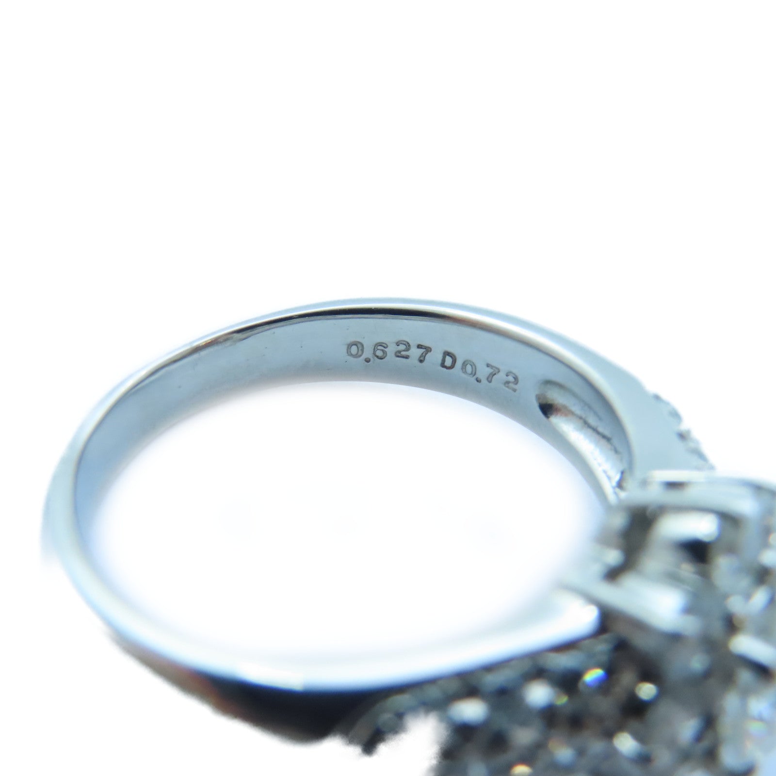 JEWELRY 【激減優惠】PT900白金Diamond Ring 0.672ct/0.72ct鑽石戒指US#7.25