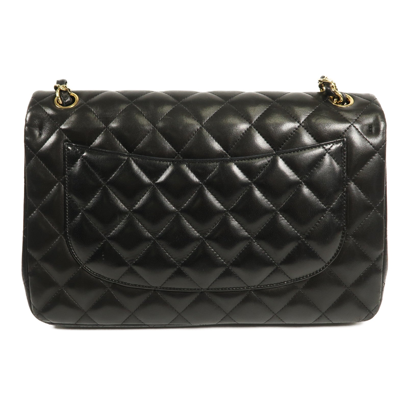 CHANEL 羊皮皮革Large Classic金扣鏈帶肩背袋
