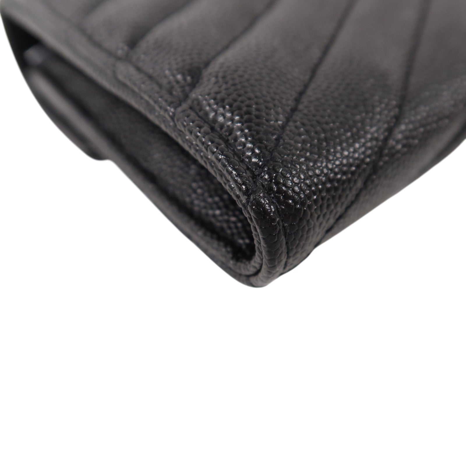 SAINT LAURENT 牛皮皮革Cassandre Matelasse Large Flap Wallet金扣長錢包