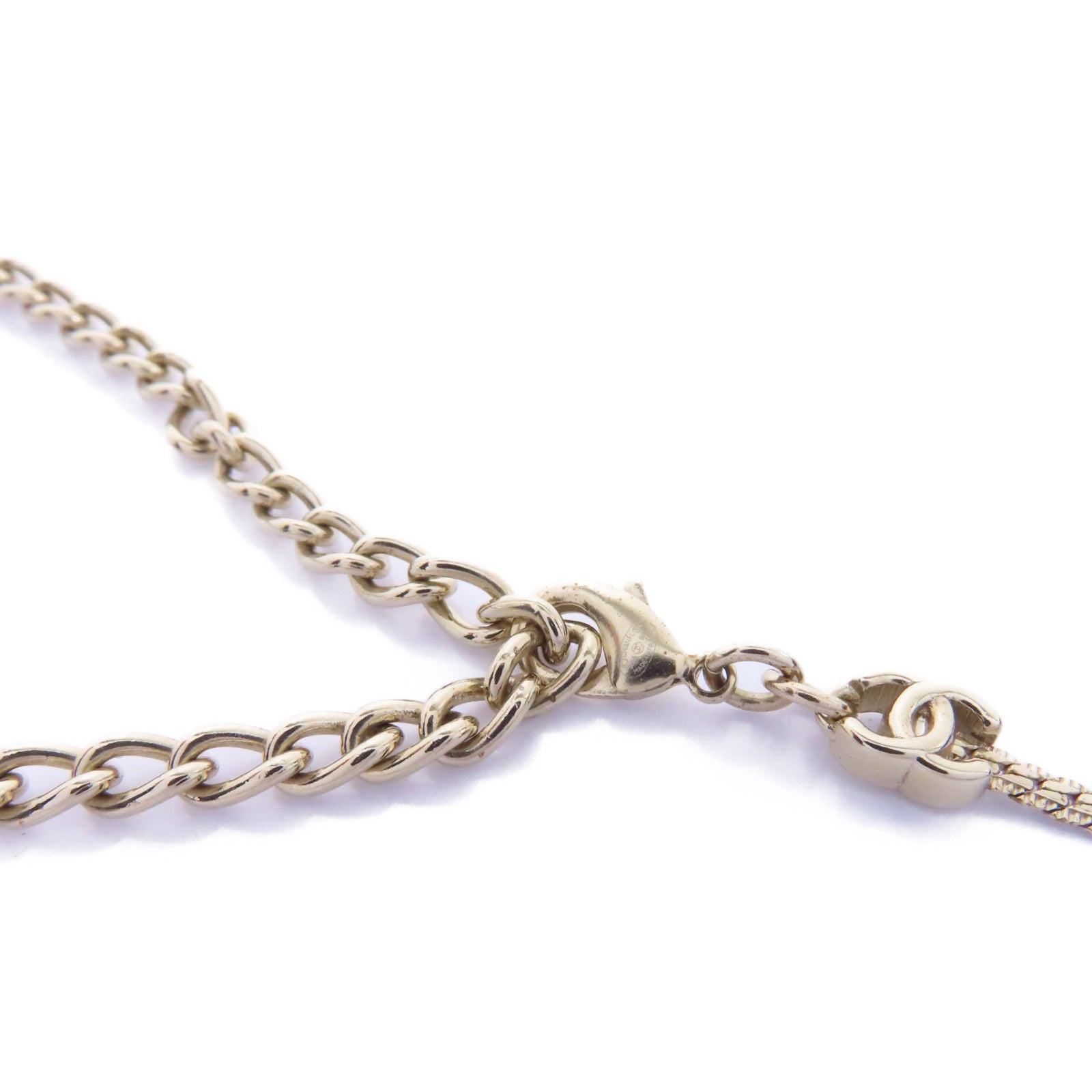 CHANEL 金屬Necklace項鍊金色