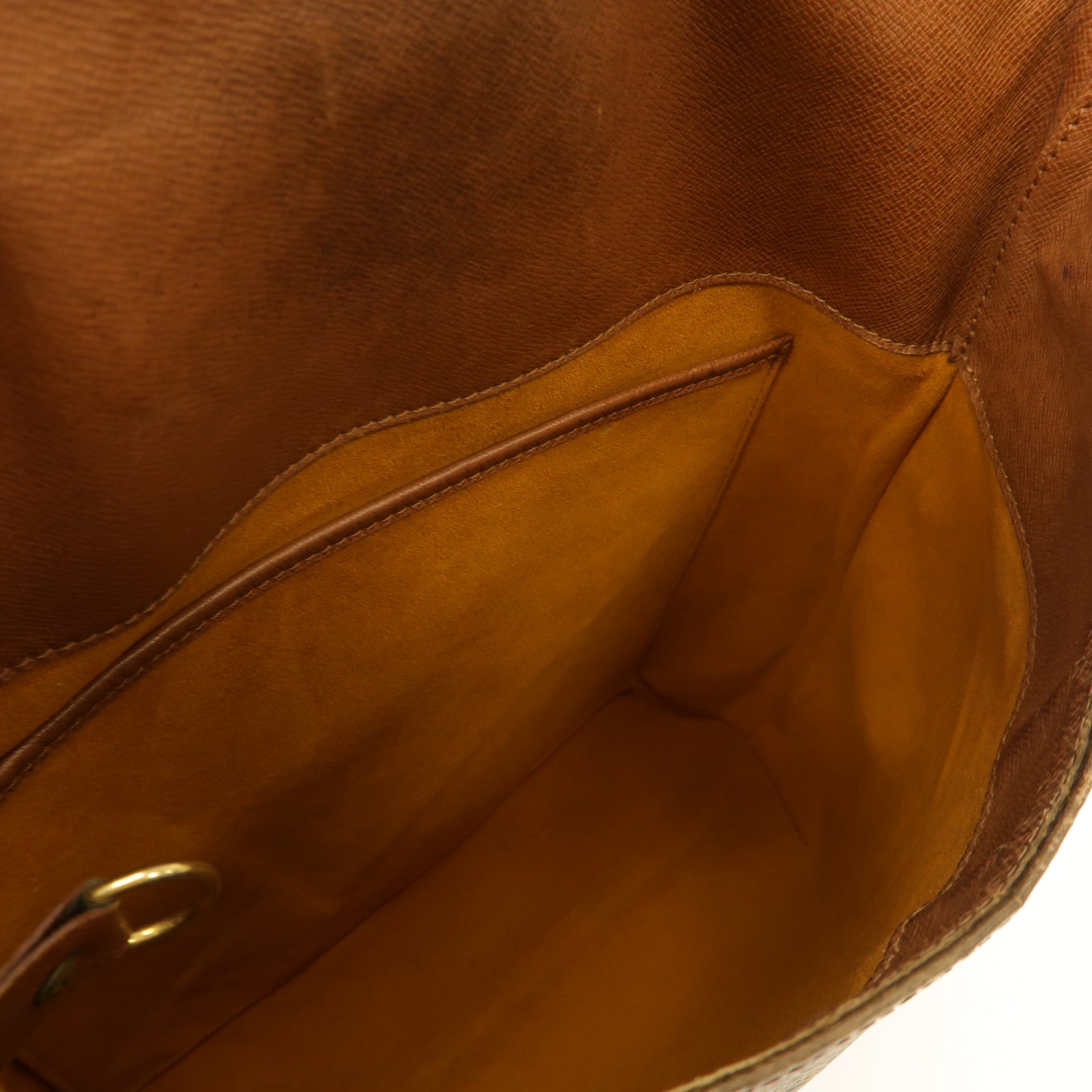 LOUIS VUITTON Monogram Musette金扣肩背袋棕色