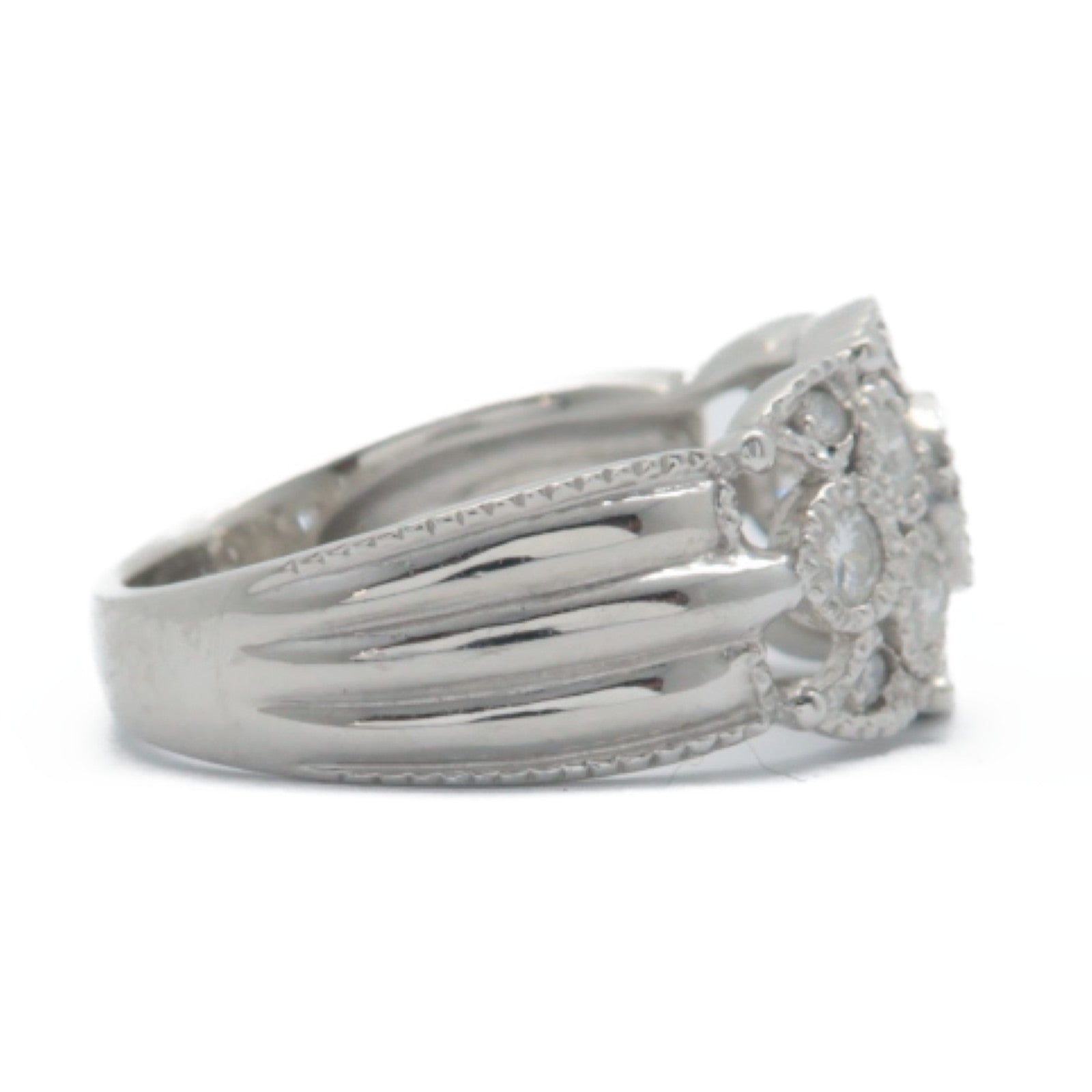 JEWELRY **【激減優惠】PT900鉑金Diamond Ring 0.45ct鑽石戒指US#6.5