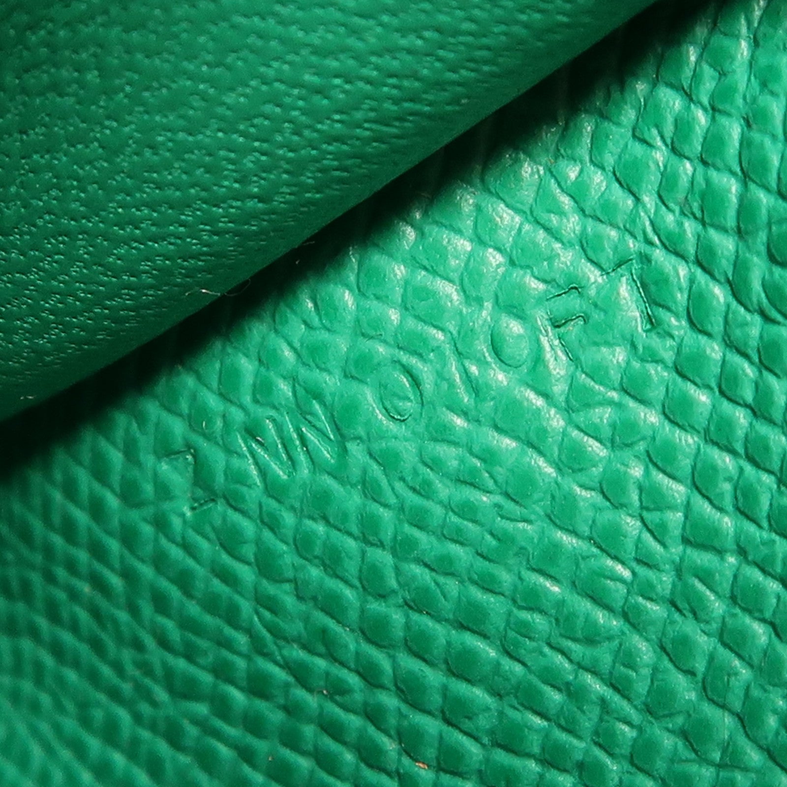 HERMES Epsom/鱷魚皮革Kelly To Go銀扣手挽袋U6 Vert Jade