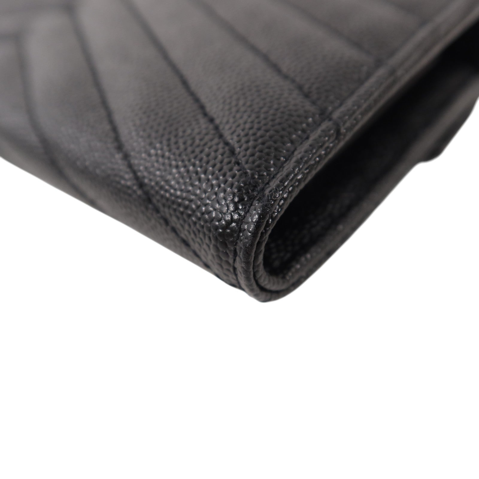 SAINT LAURENT 牛皮皮革Cassandre Matelasse Large Flap Wallet金扣長錢包