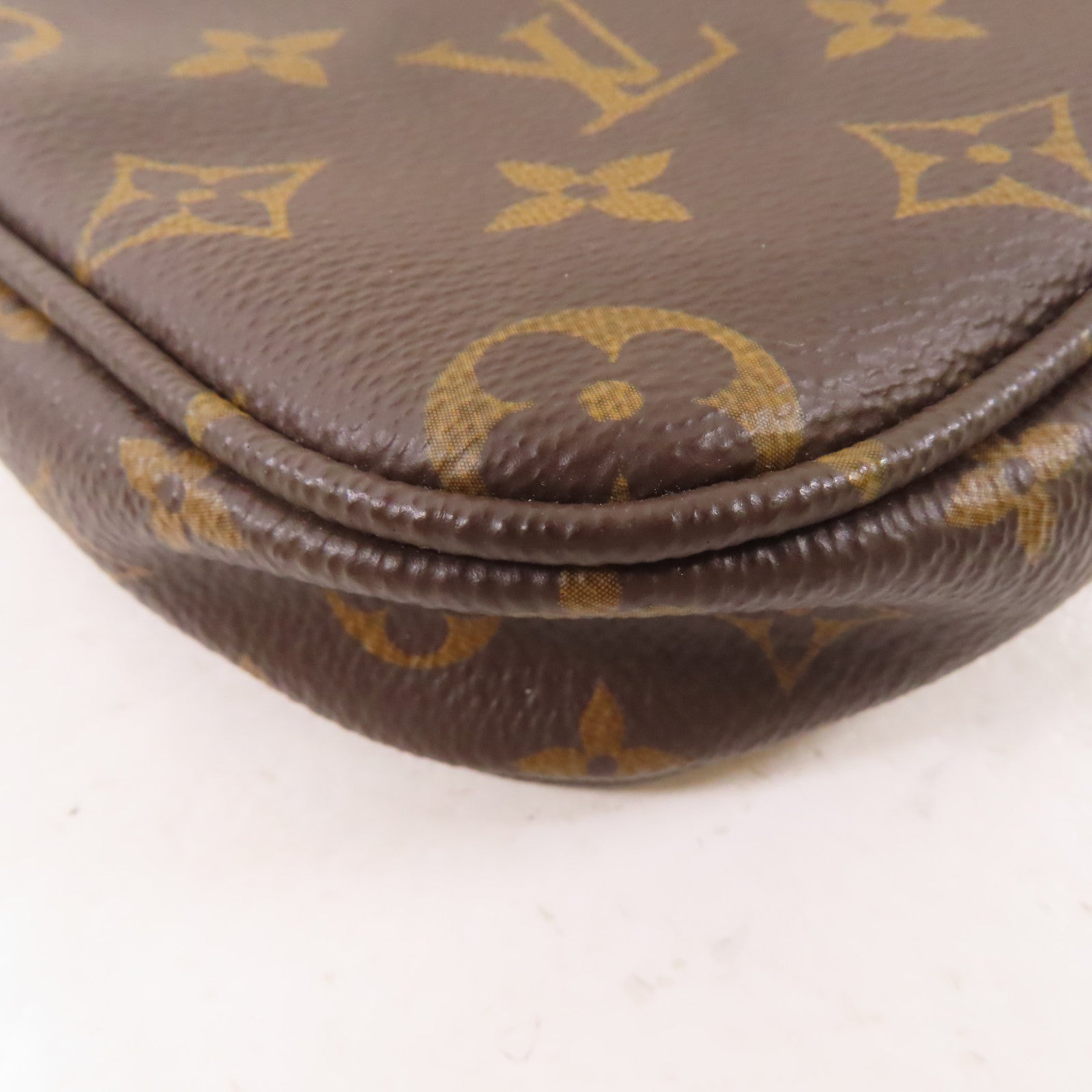 LOUIS VUITTON Monogram Multi Pochette Accessoires金扣手挽肩背兩用袋啡色