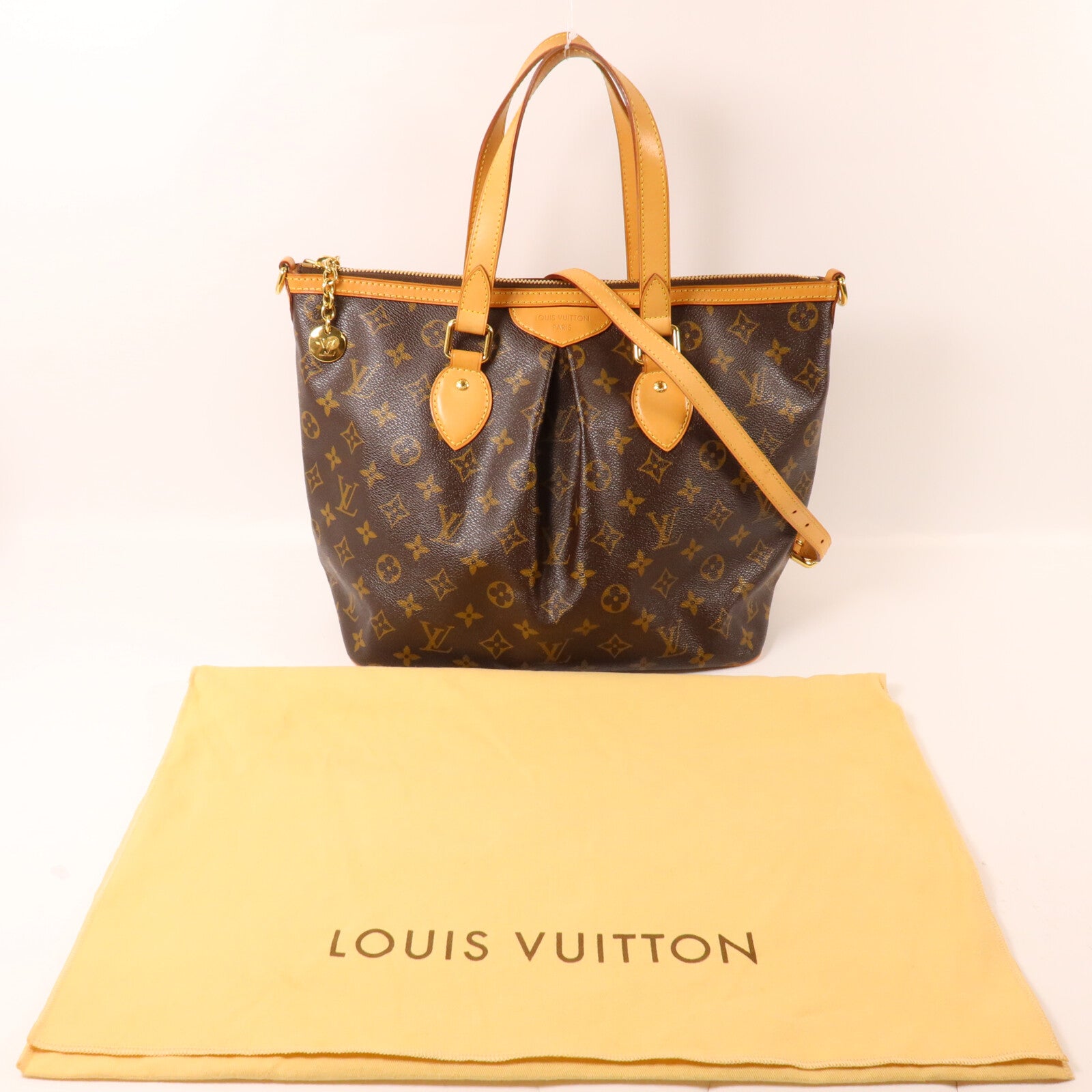 LOUIS VUITTON Monogram Palermo PM手挽肩背兩用袋