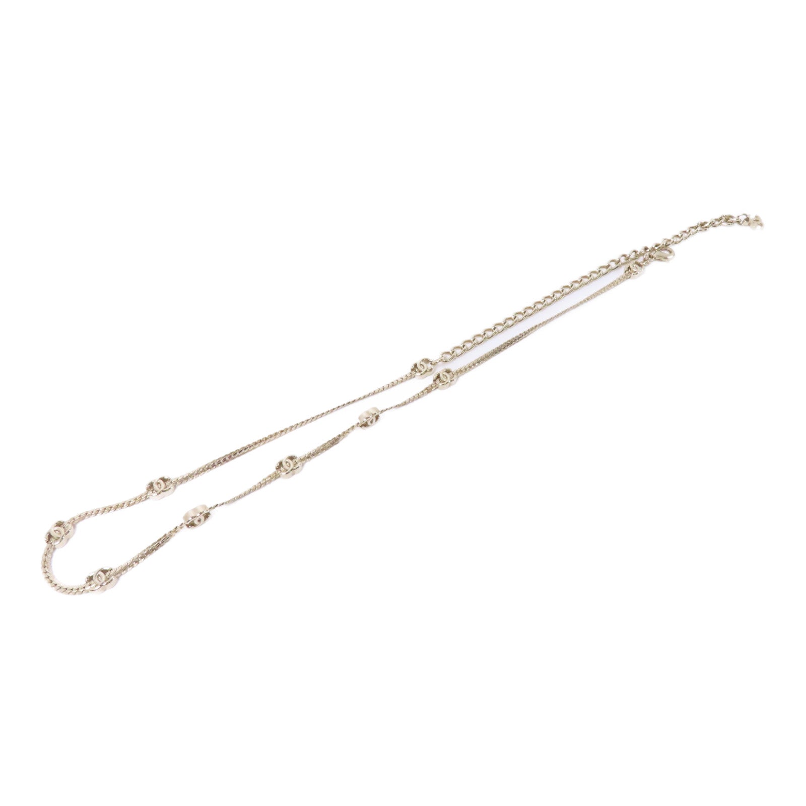 CHANEL 金屬Necklace項鍊金色
