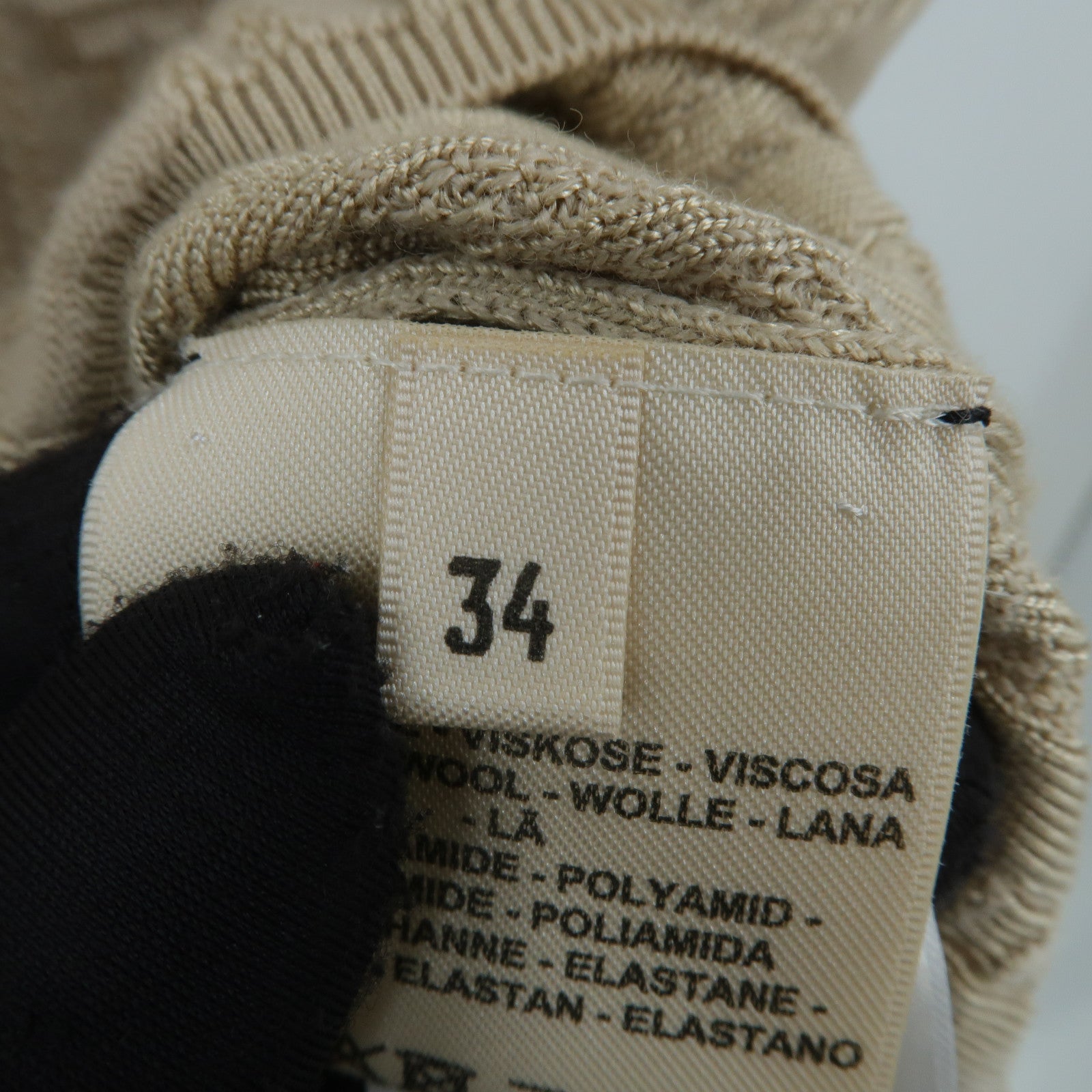 HERMES Viskose/Wool Effet Kaleidoscope Short Knitwear針織