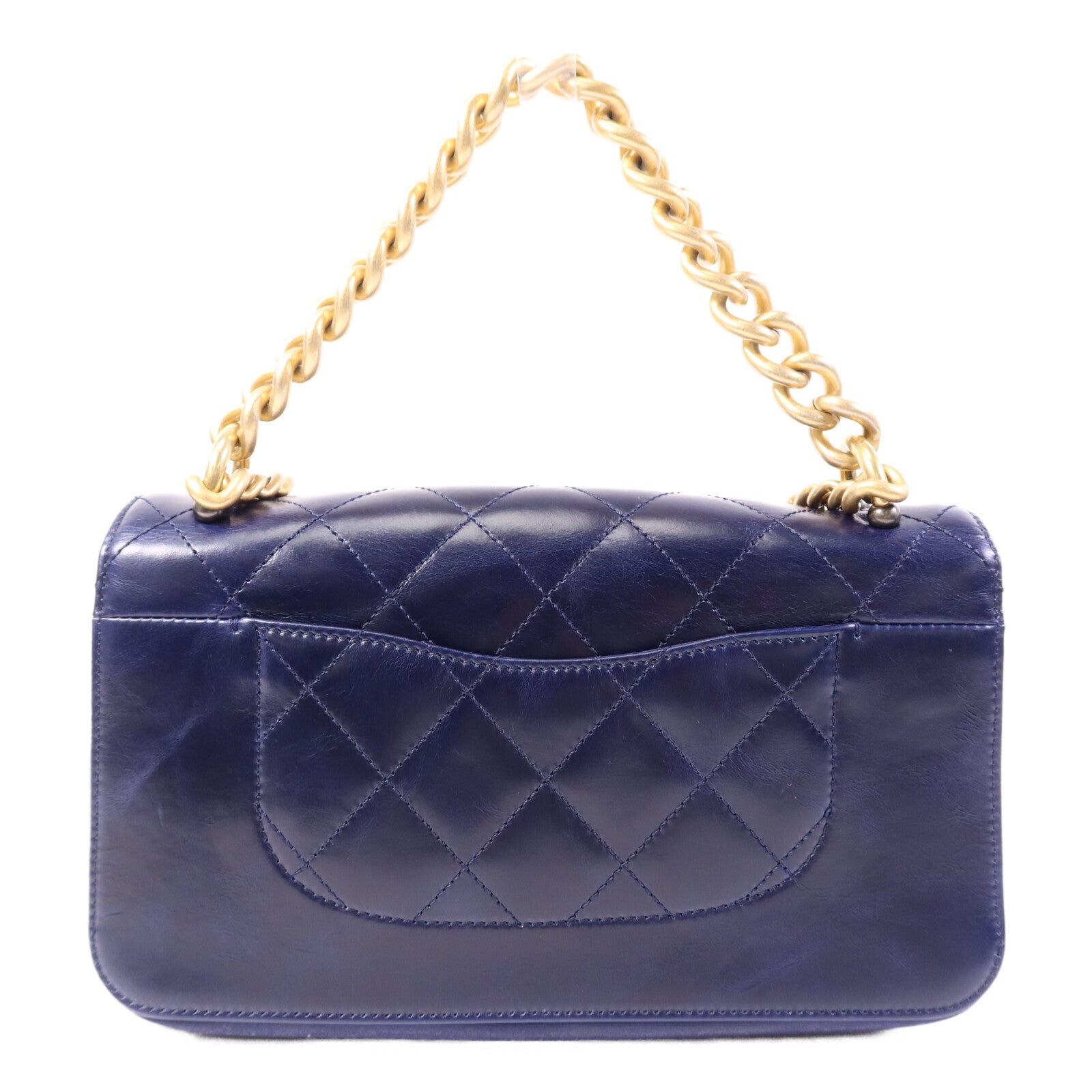 CHANEL 【激減優惠】牛皮皮革Chain Shoulder Bag金扣鏈帶肩背袋
