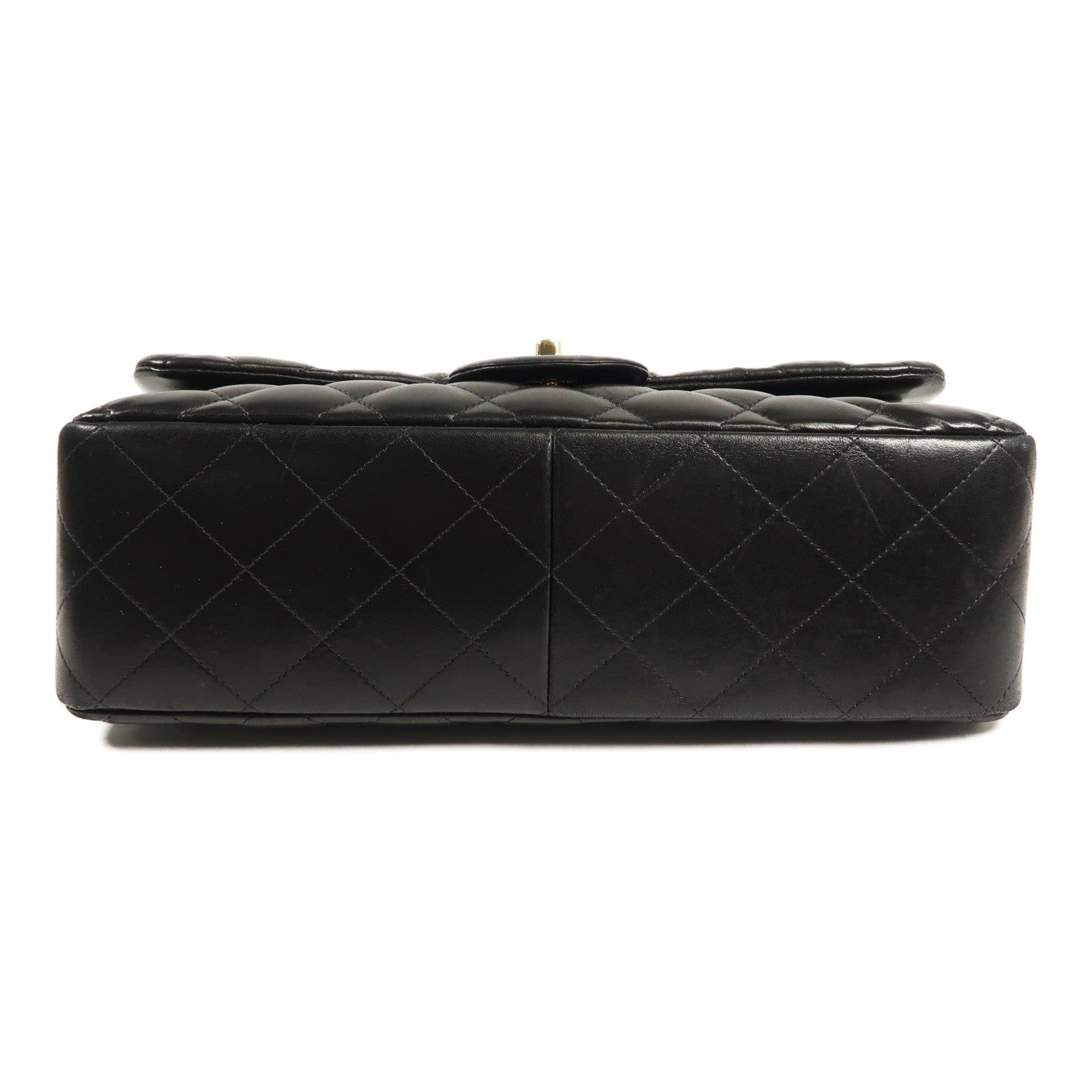 CHANEL 羊皮皮革Large Classic金扣鏈帶肩背袋