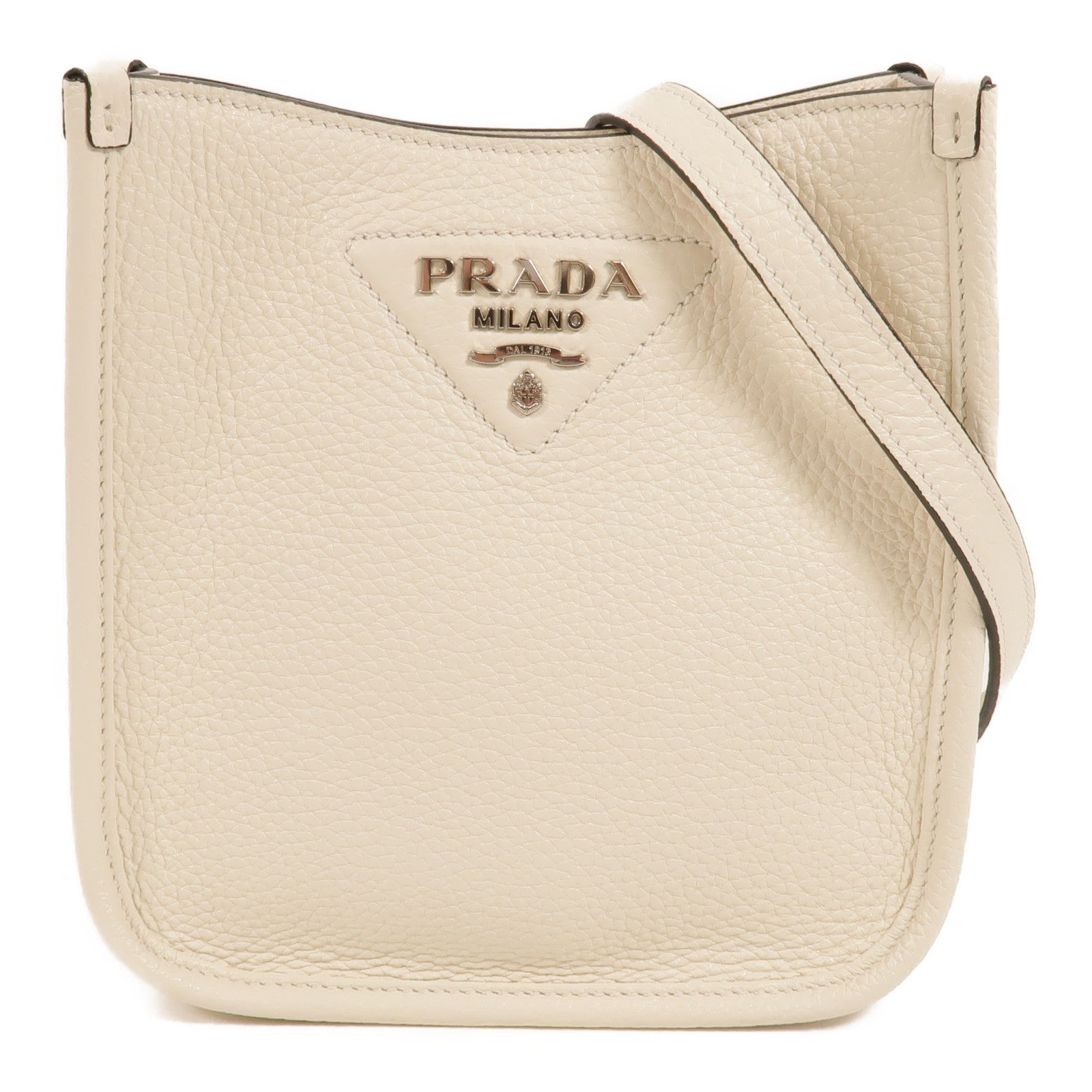 PRADA 牛皮皮革Vitello Daino Leather肩背袋