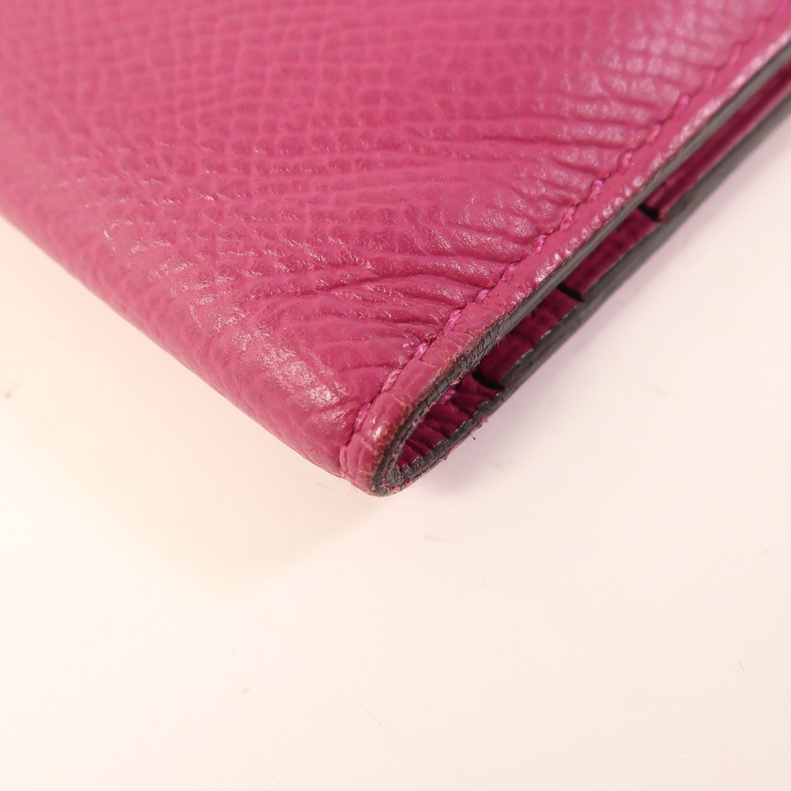 HERMES 【激減優惠】Epsom皮革Bearn Long Wallet銀扣長錢包