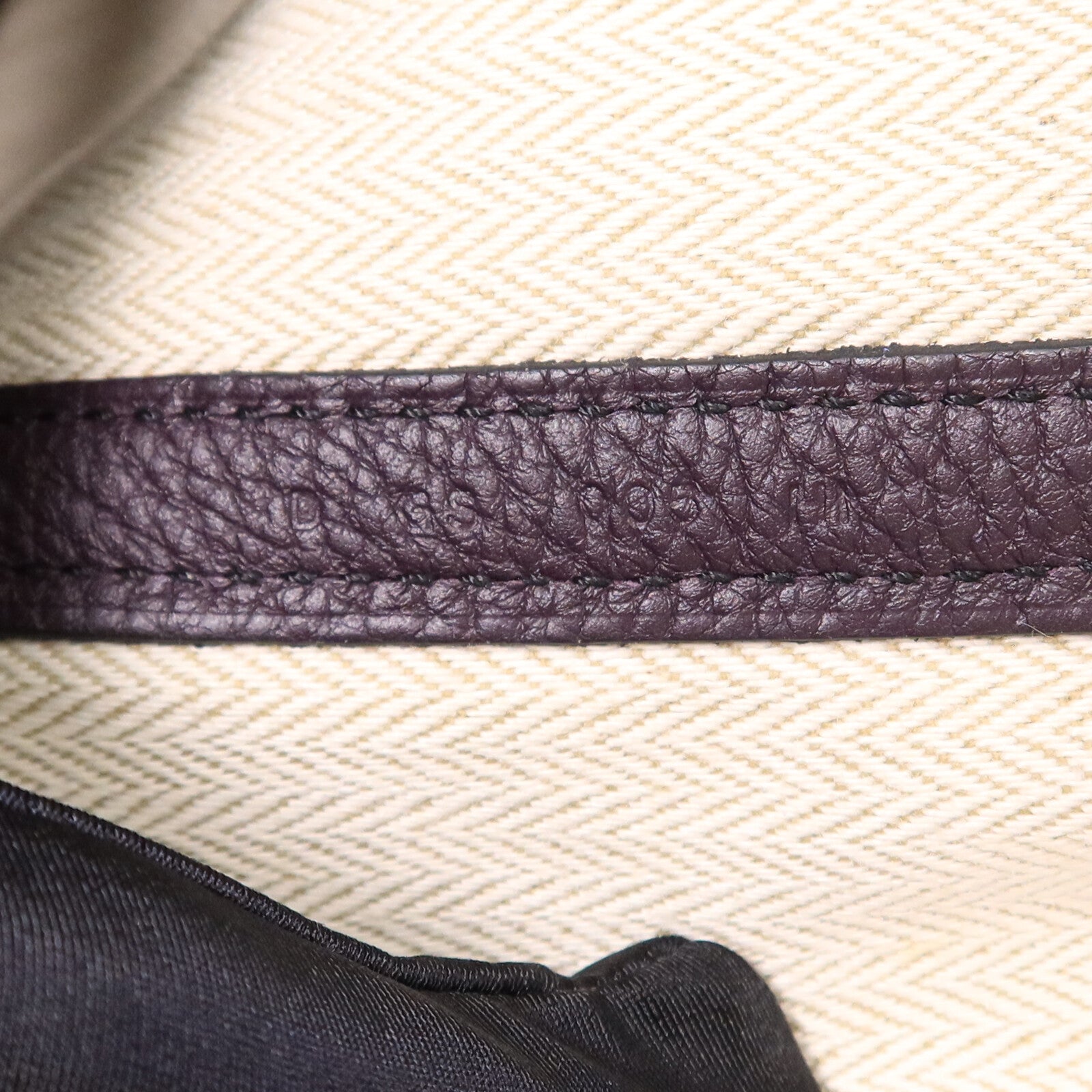 HERMES Negonda皮革Garden Party PM手挽袋Aubergine