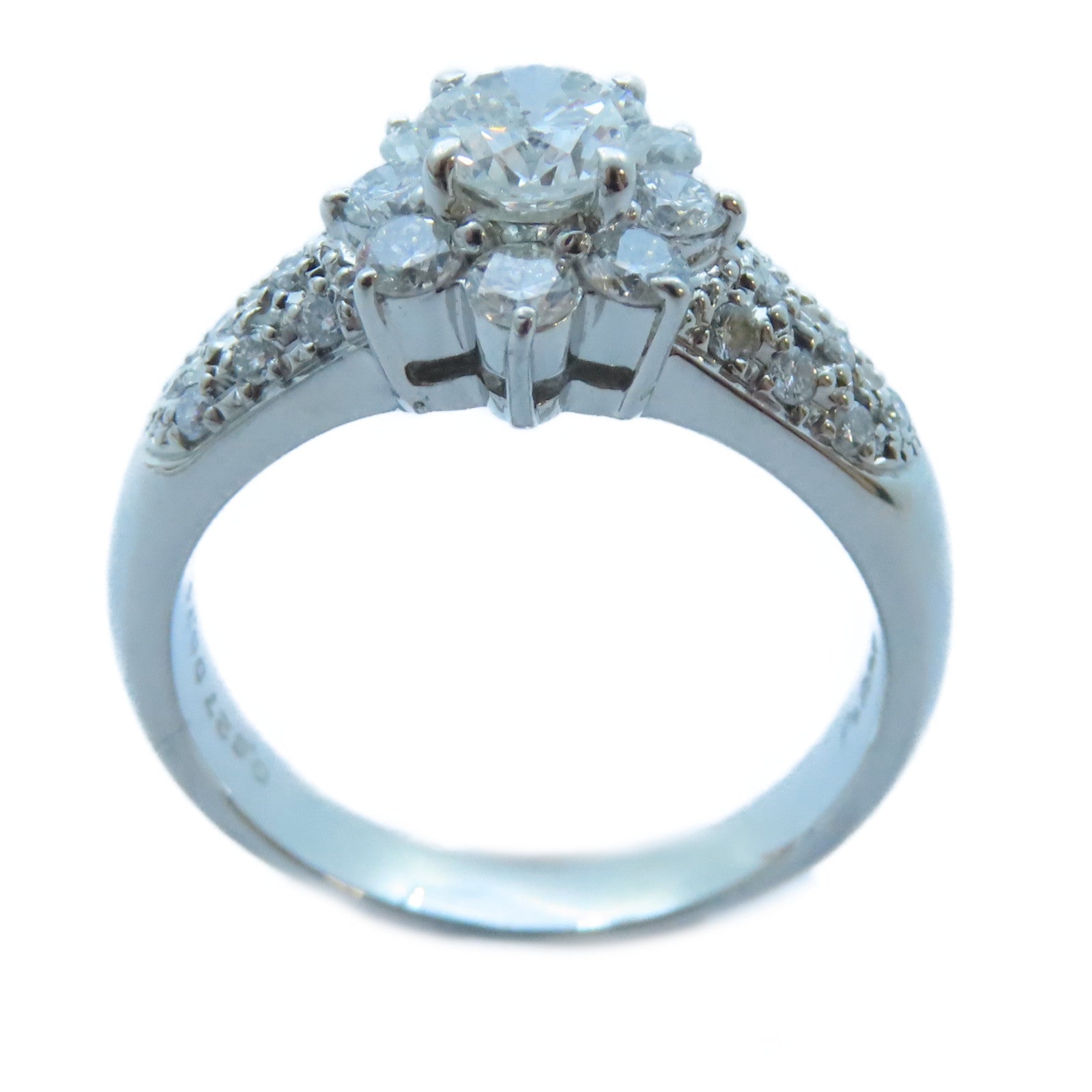 JEWELRY 【激減優惠】PT900白金Diamond Ring 0.672ct/0.72ct鑽石戒指US#7.25