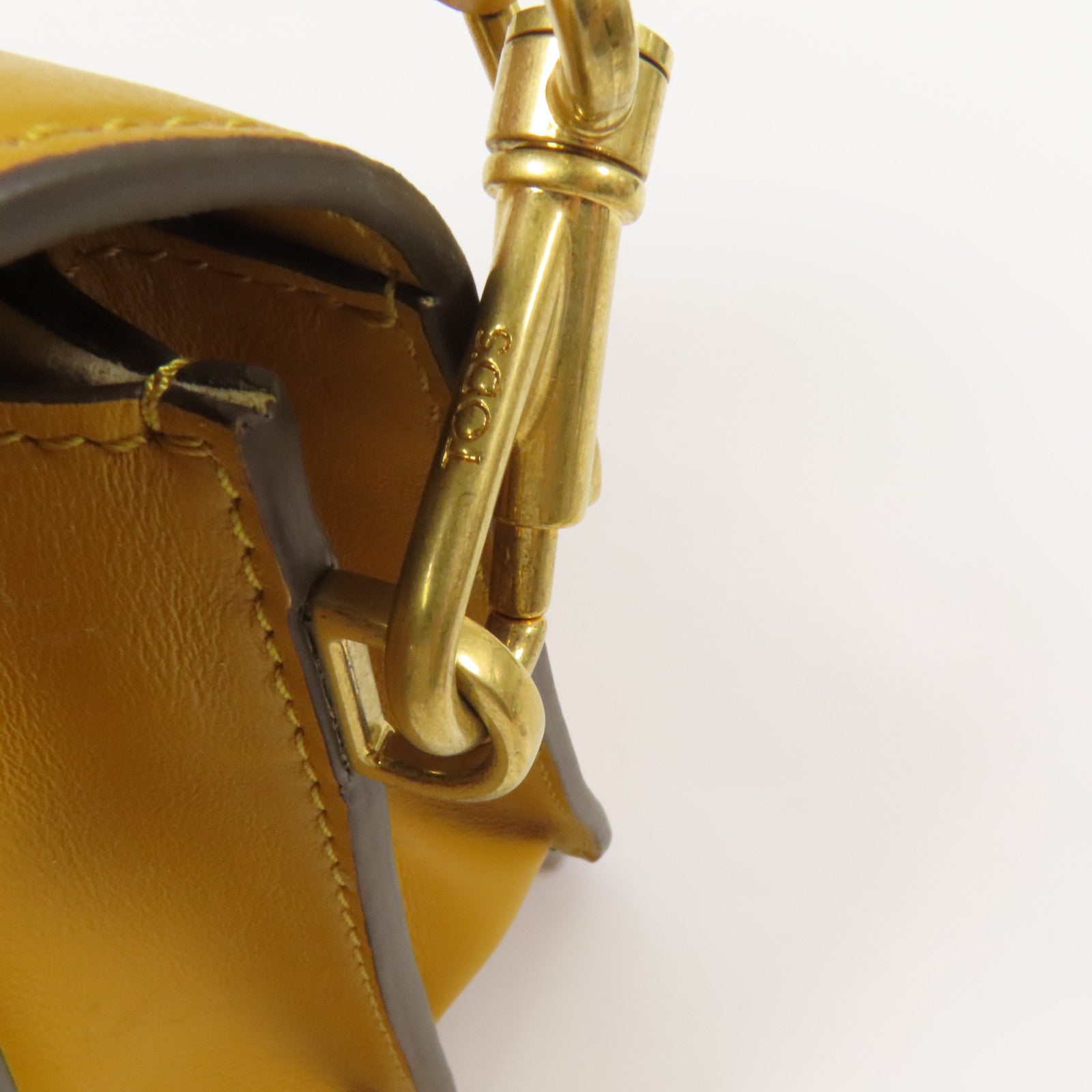 TOD'S 牛皮皮革Timeless金扣手挽肩背兩用袋