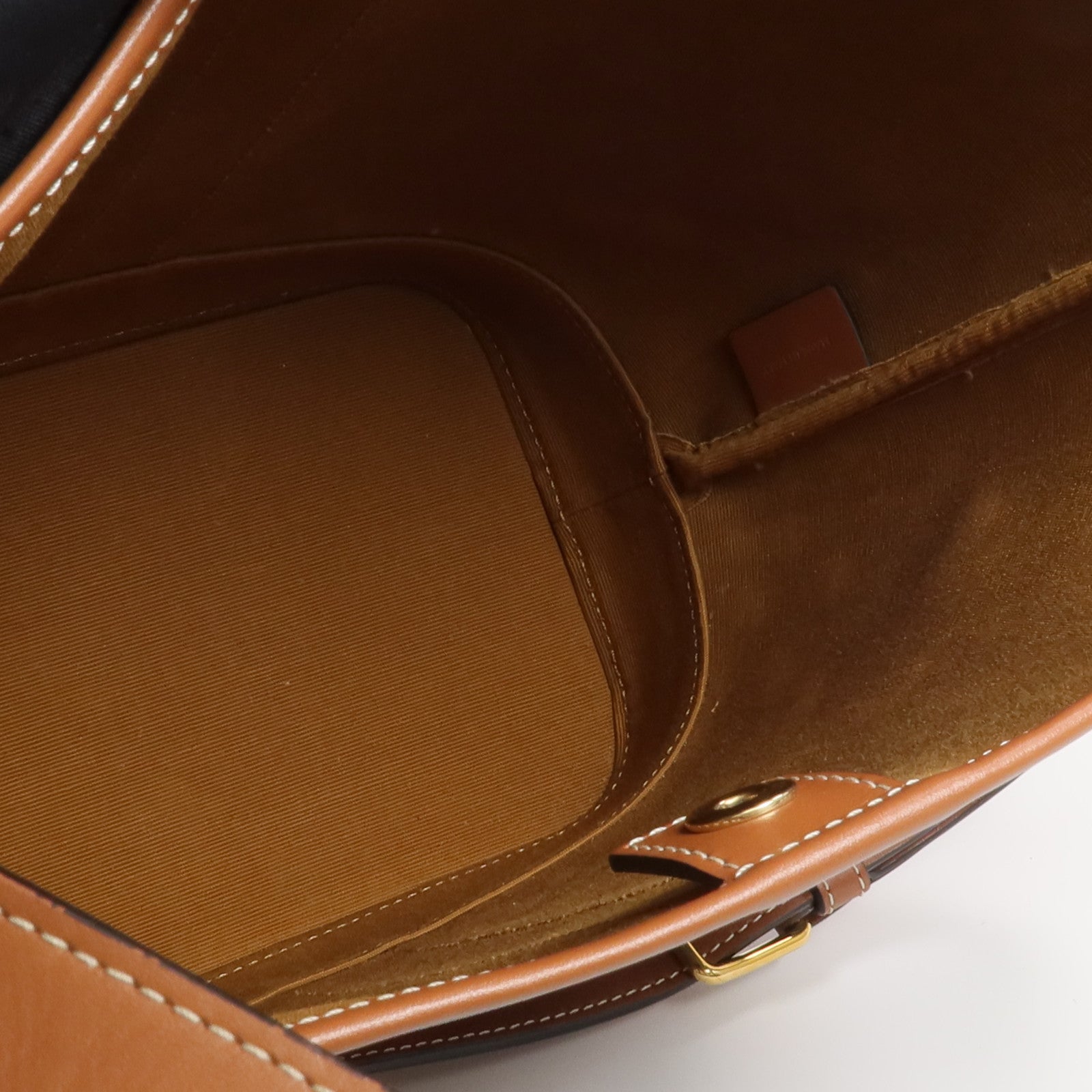 CELINE 塗層帆布Triomphe Bucket金扣肩背袋
