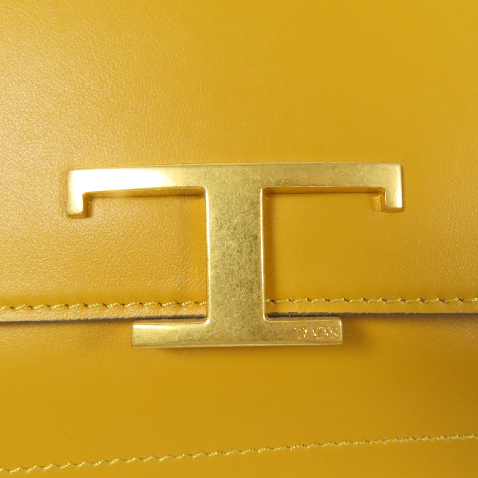 TOD'S 牛皮皮革Timeless金扣手挽肩背兩用袋