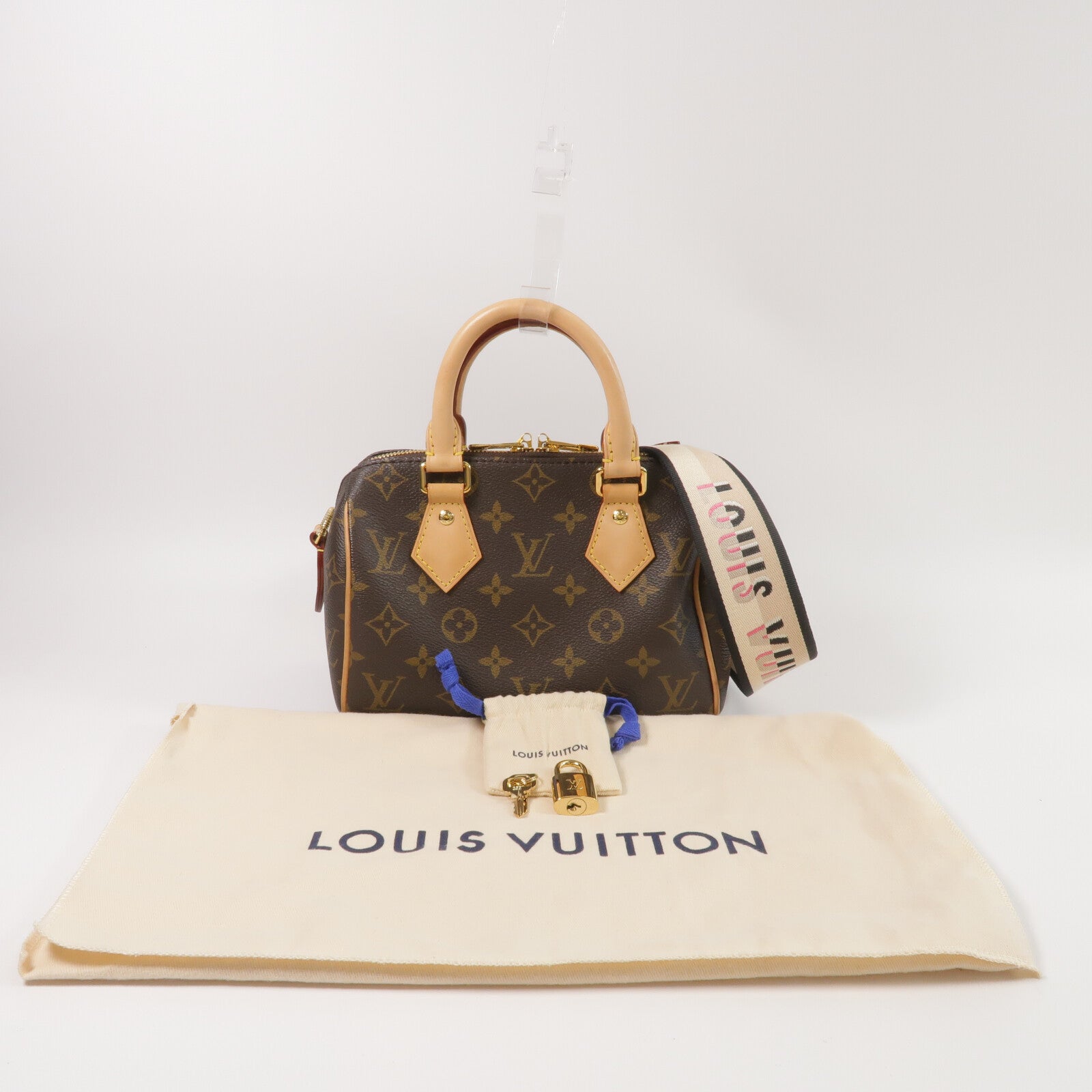 LOUIS VUITTON Monogram Speedy Bandouliere 20手挽肩背兩用袋