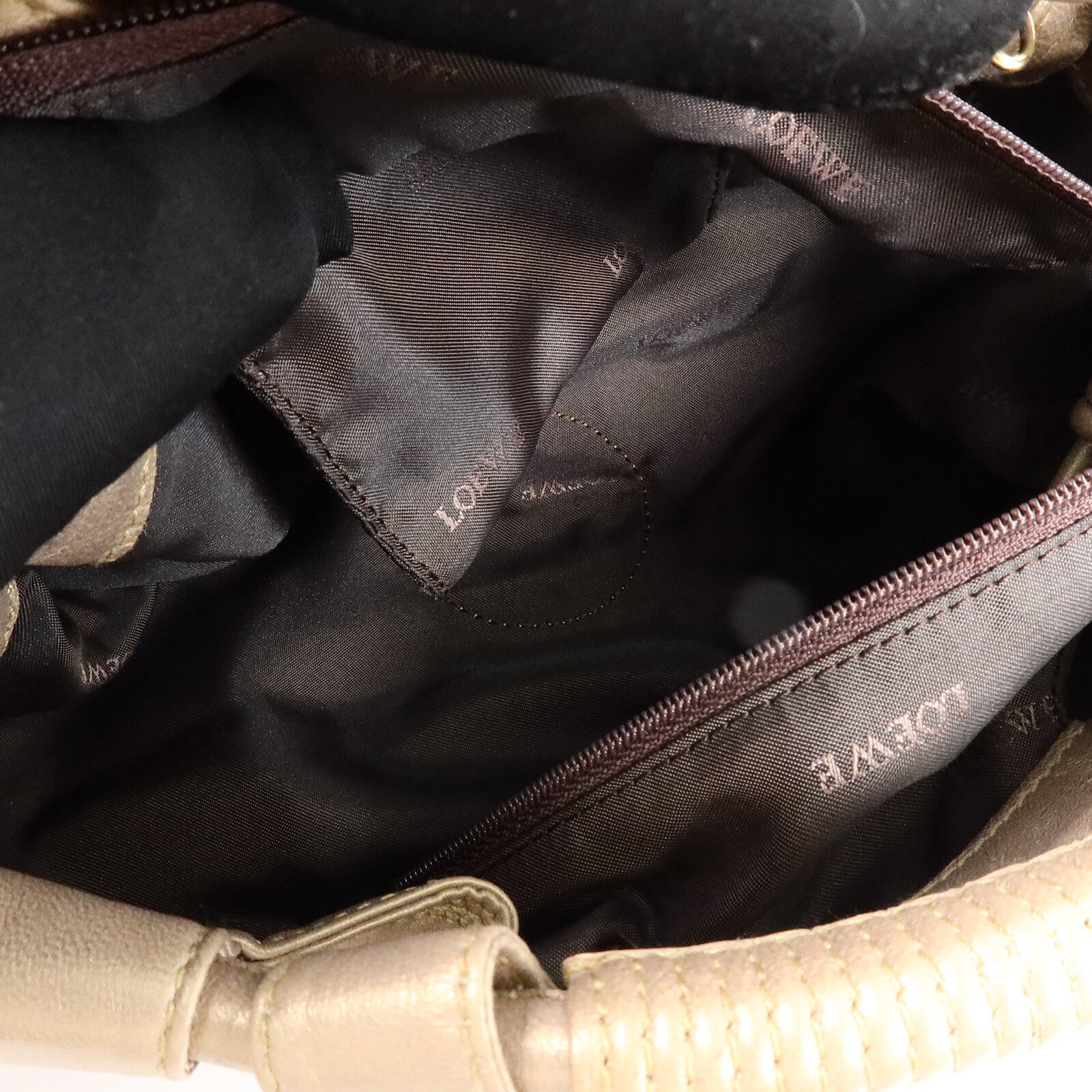 LOEWE 牛皮皮革Pre-Loved Mini Aire Brisa手挽肩背兩用袋