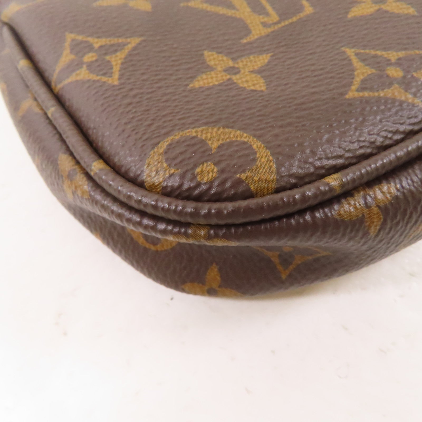 LOUIS VUITTON Monogram Multi Pochette Accessoires金扣手挽肩背兩用袋啡色
