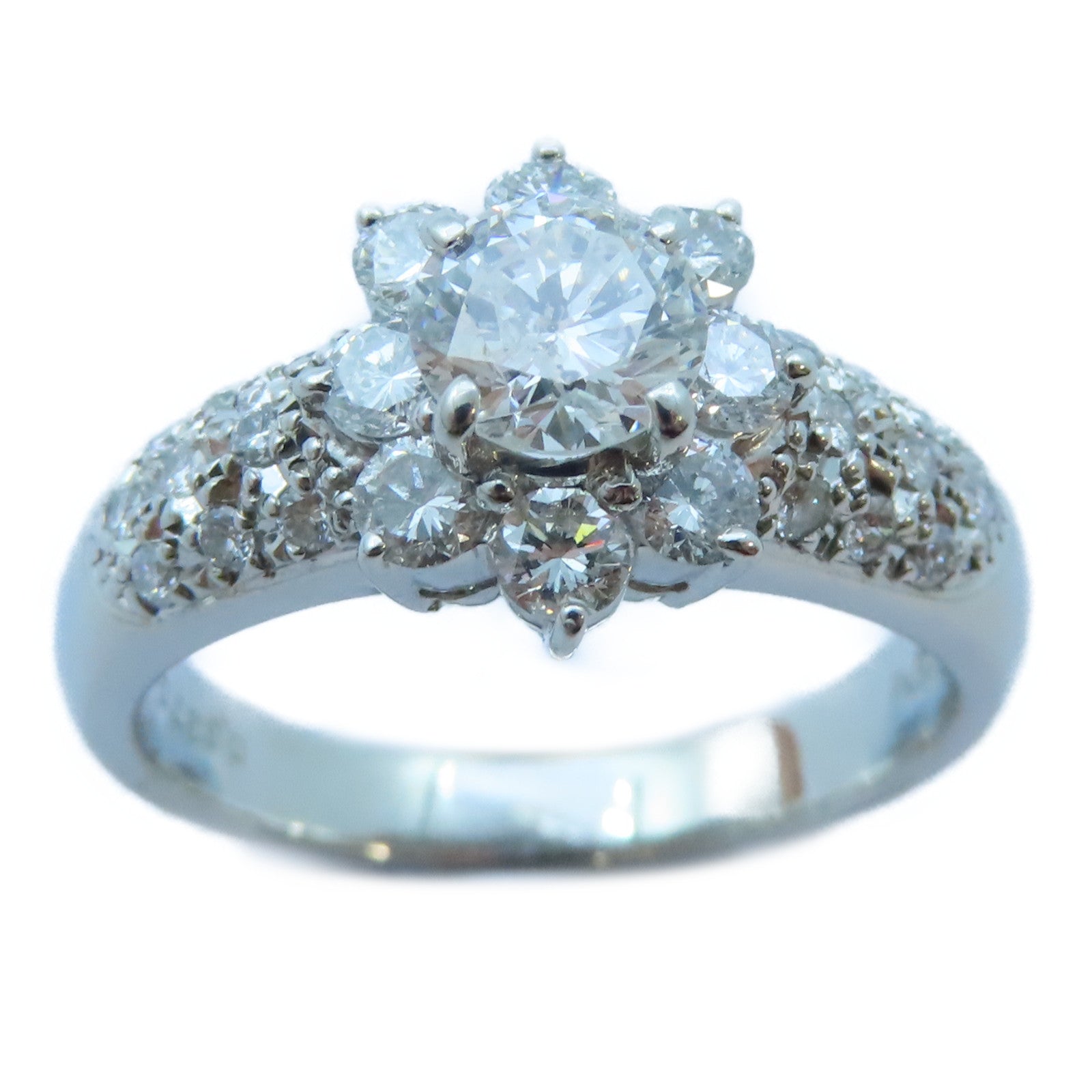 JEWELRY 【激減優惠】PT900白金Diamond Ring 0.672ct/0.72ct鑽石戒指US#7.25