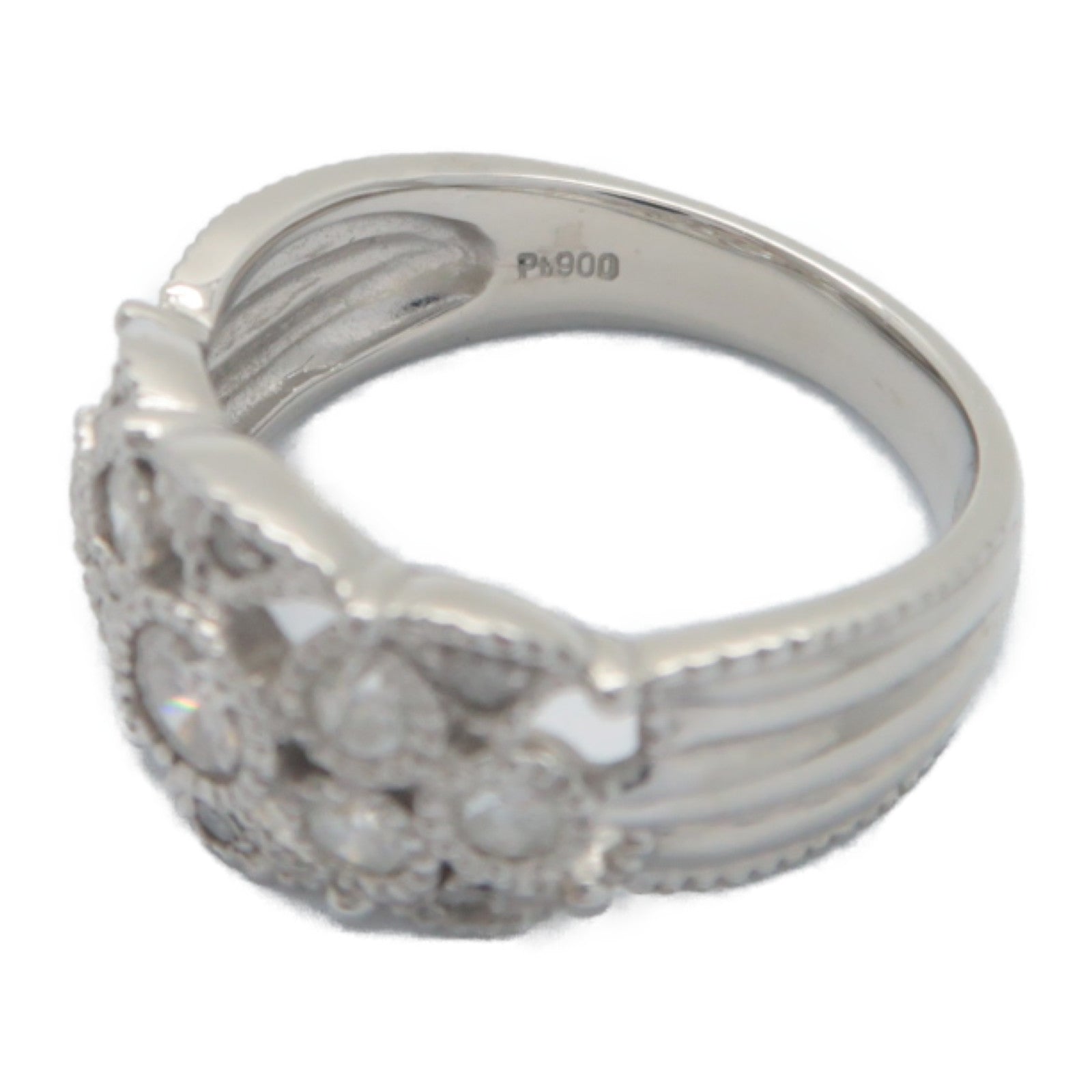 JEWELRY **【激減優惠】PT900鉑金Diamond Ring 0.45ct鑽石戒指US#6.5