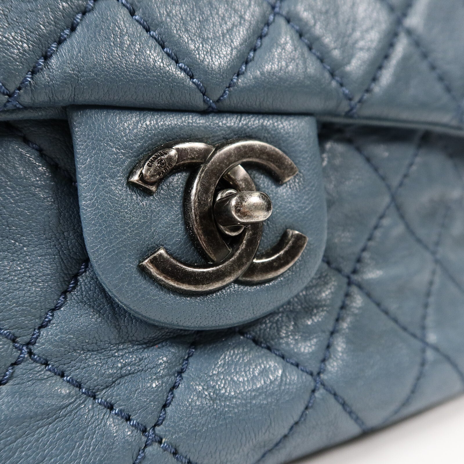 CHANEL 牛皮皮革Shoulder Bag鏈帶肩背袋