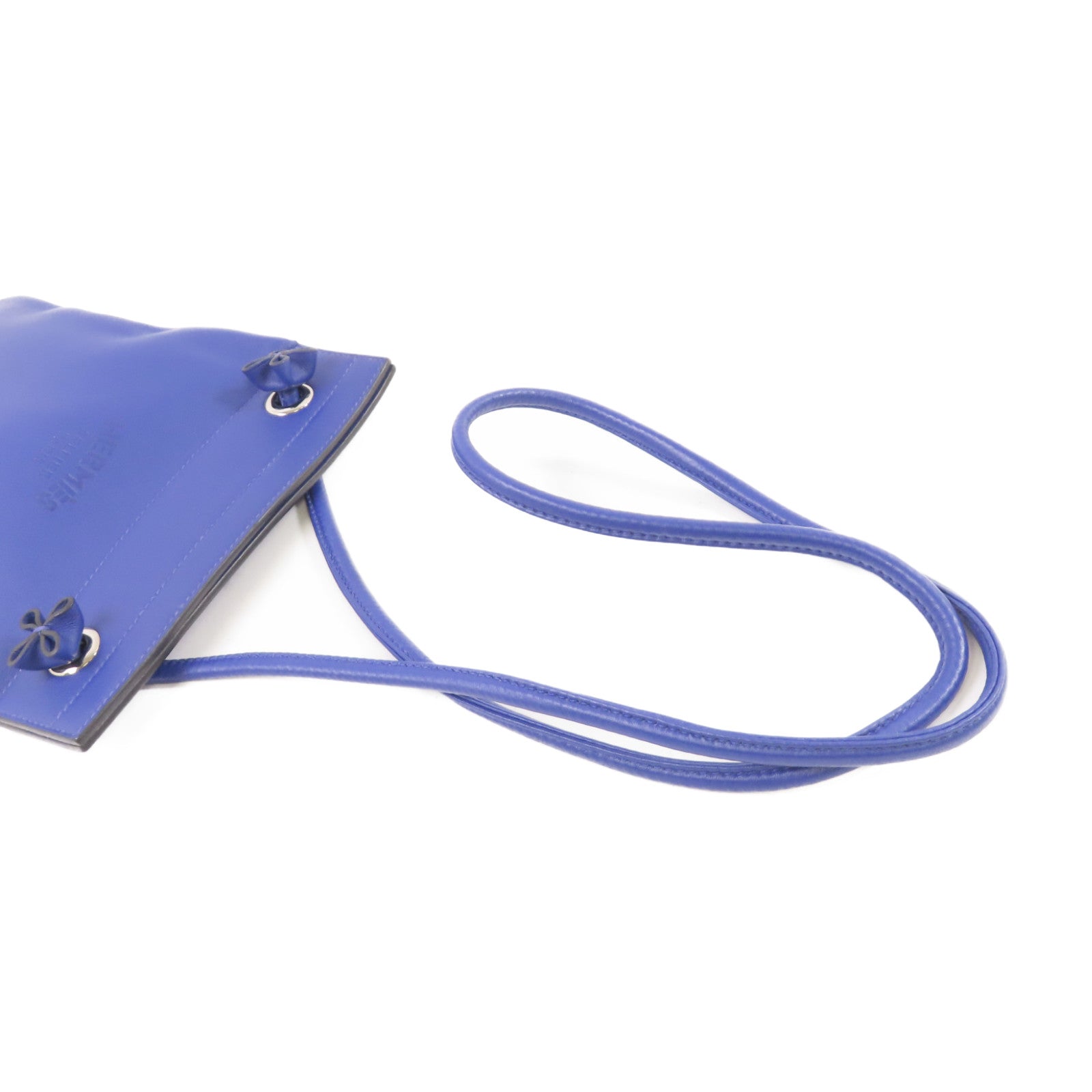 HERMES Swift皮革Aline Shoulder Bag銀扣肩背袋7T Bleu Electrique/電光藍色
